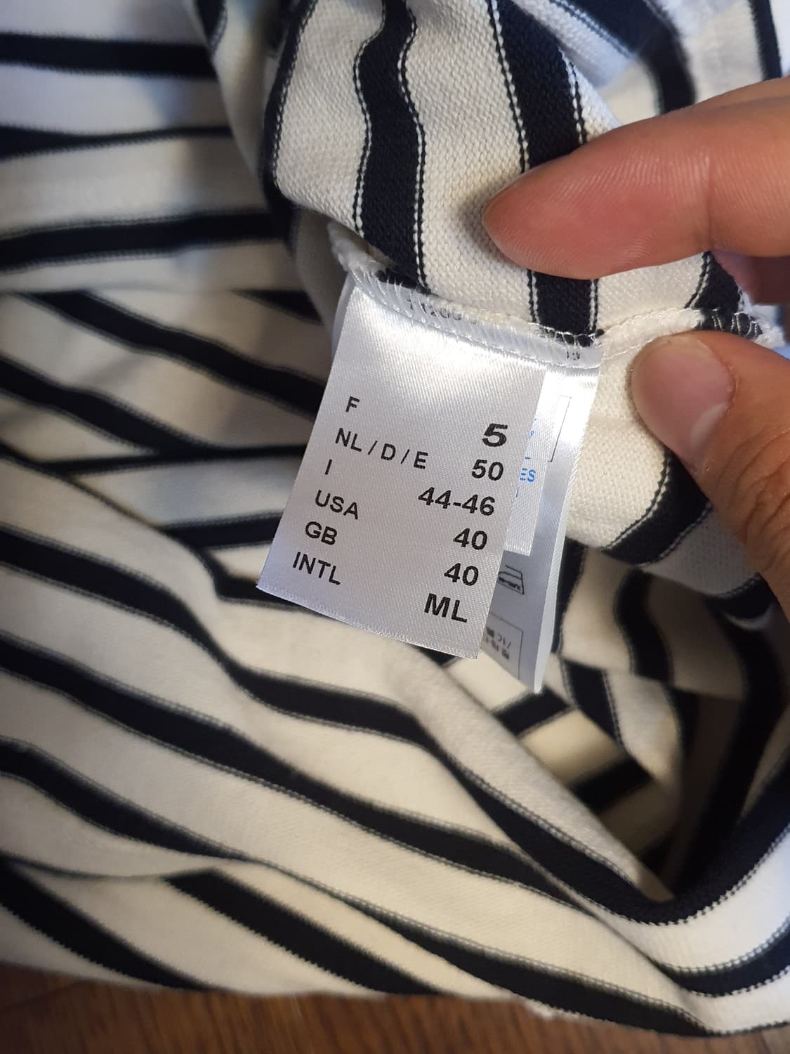 세인트제임스 길도 엘보패치 (흰검 스트라이프 / T5 / 남성 100) 상품이미지6