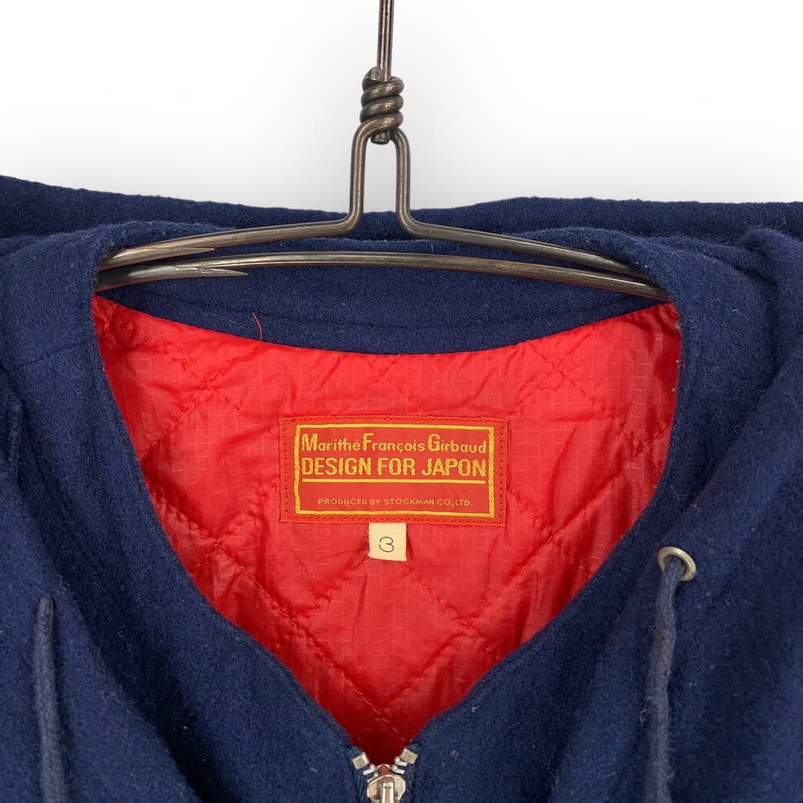 90’s 마리떼프랑소와저버 디테일 울 봄버자켓 상품이미지7