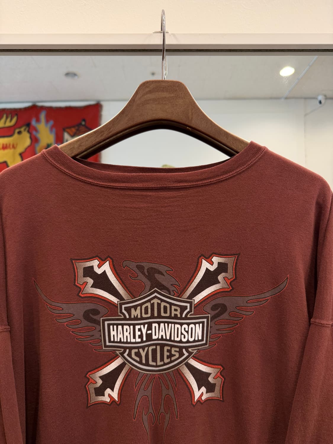 00s Harley-Davidson 할리데이비슨 바앤쉴드 스웻셔츠 USA 상품이미지3
