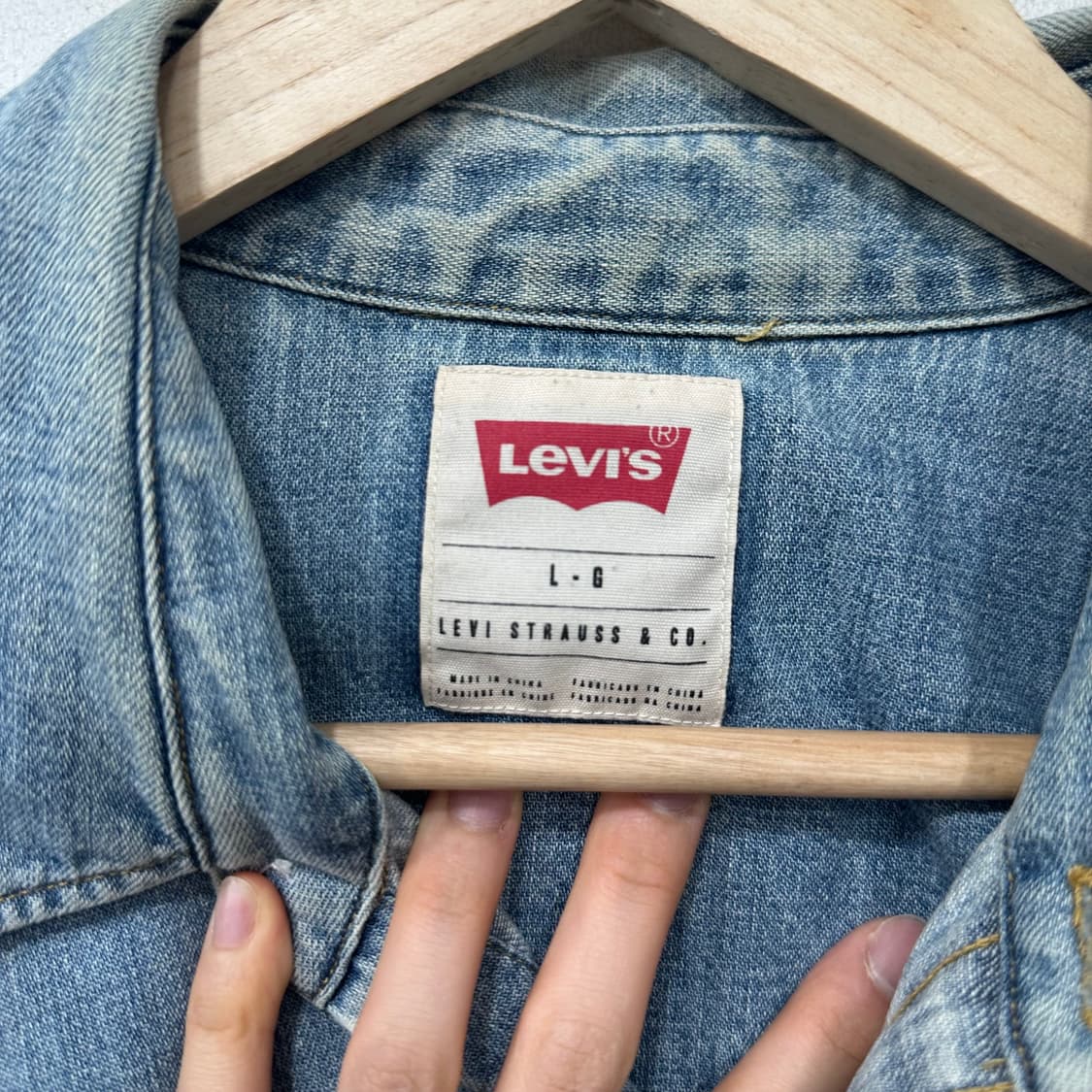 리바이스 웨스턴 셔츠 상품이미지3