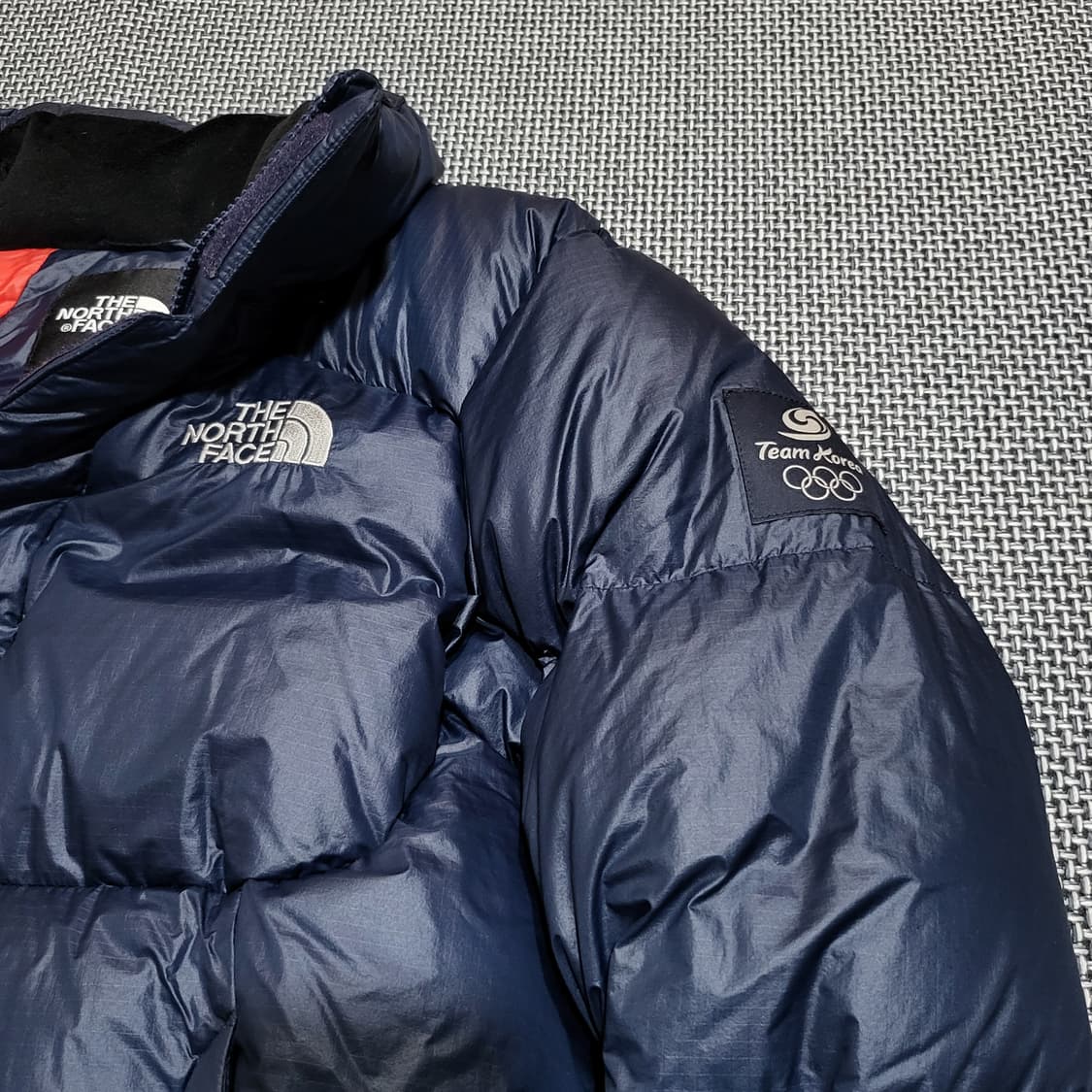 노스페이스 팀코리아 롱패딩 네이비 (85/90) 상품이미지4