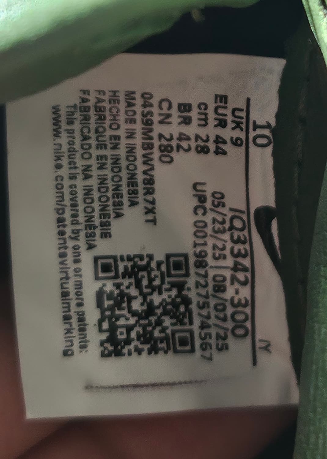 나이키 덩크 로우 레트로 프리미엄 QS 아미 올리브앤블랙 280 상품이미지3