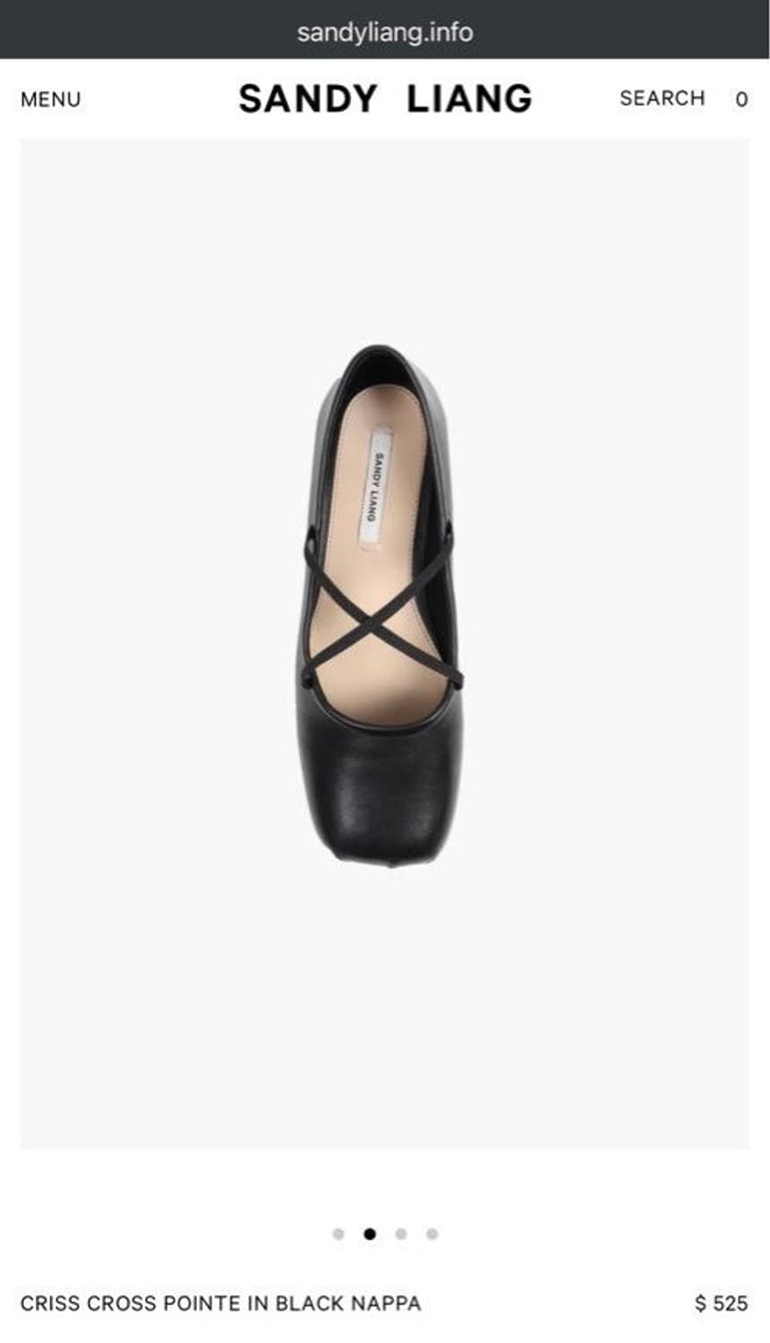 CRISS CROSS POINTE 플랫 37 상품이미지2