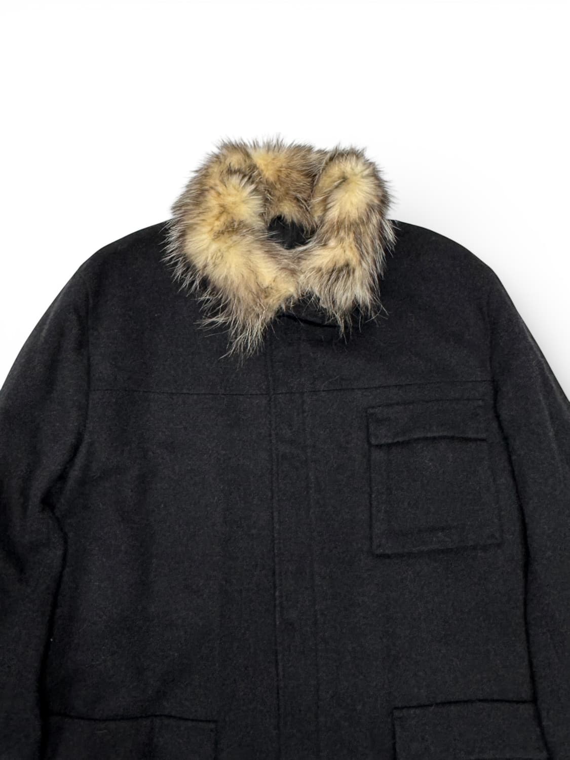 Jil Sander Early 00s Fur Military Jacket 상품이미지3