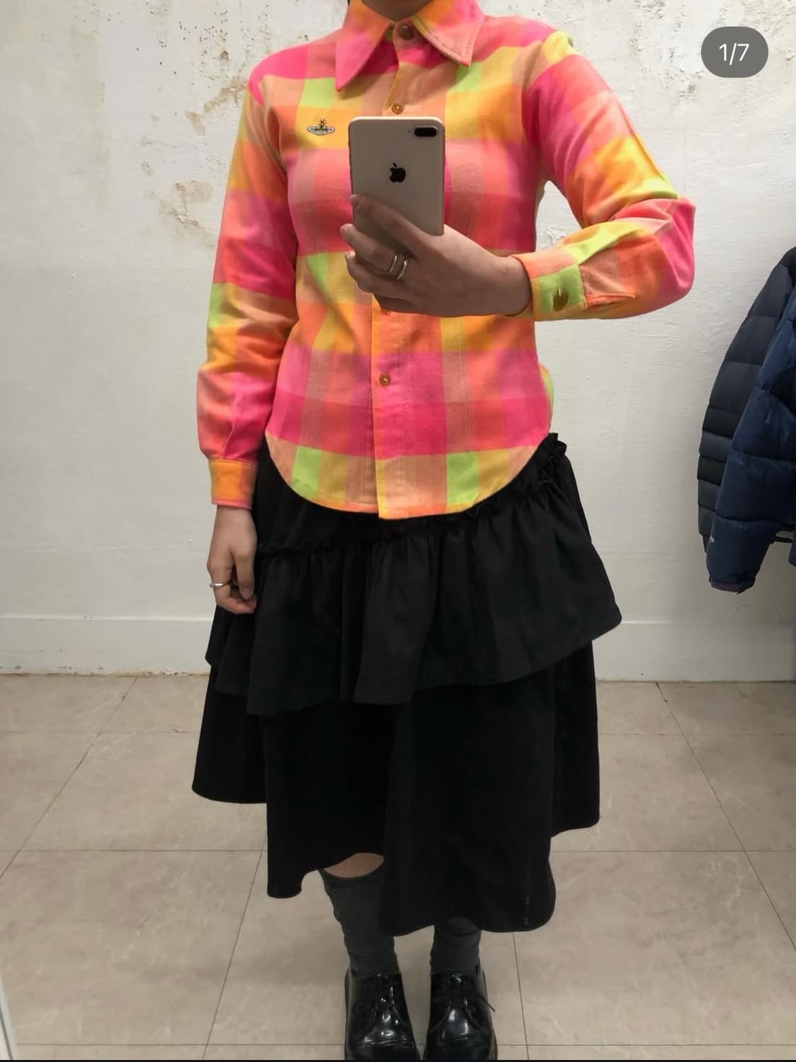 비비안웨스트우드 플란넬 셔츠 상품이미지2