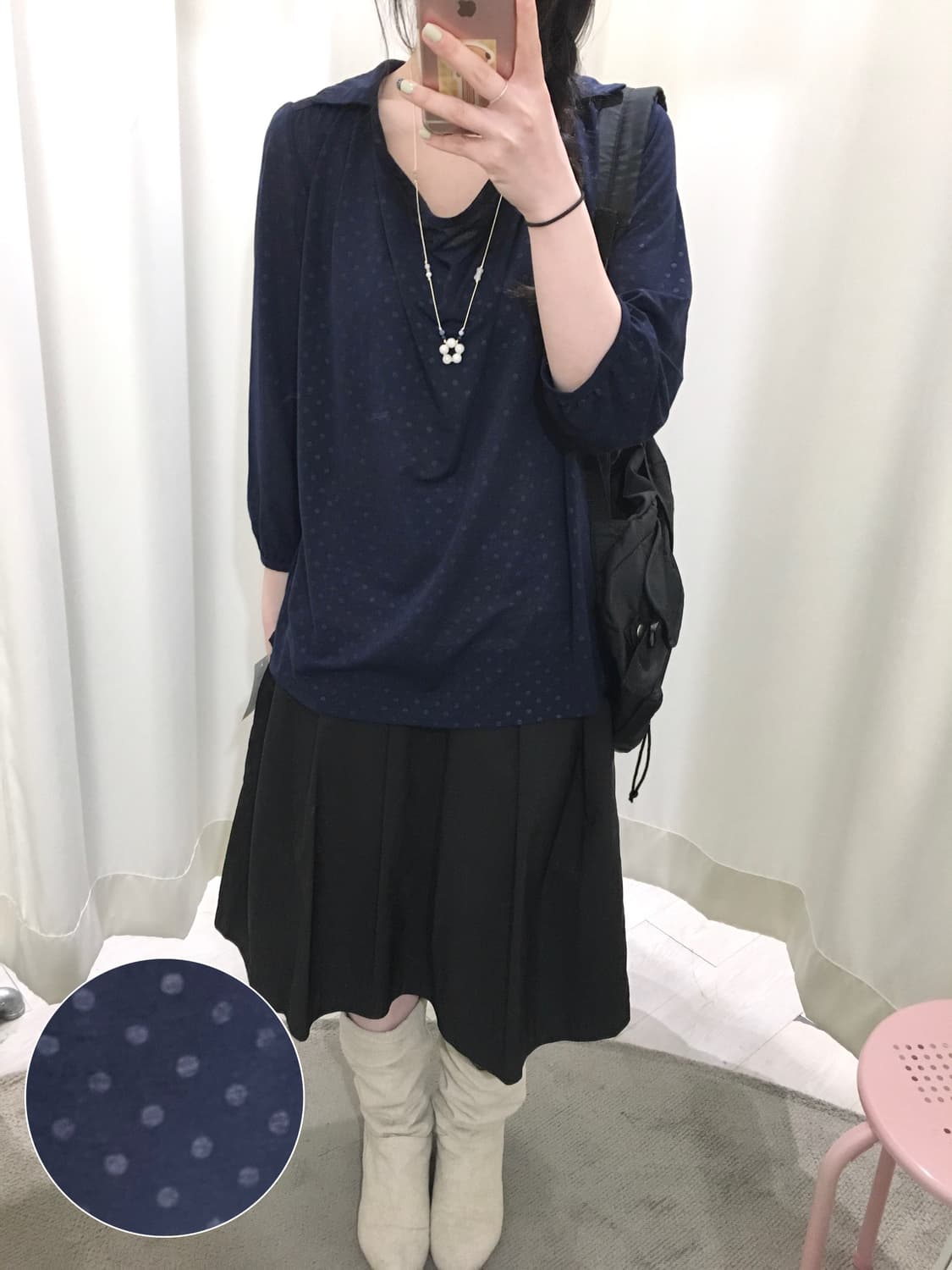grove dot blouse 상품이미지1