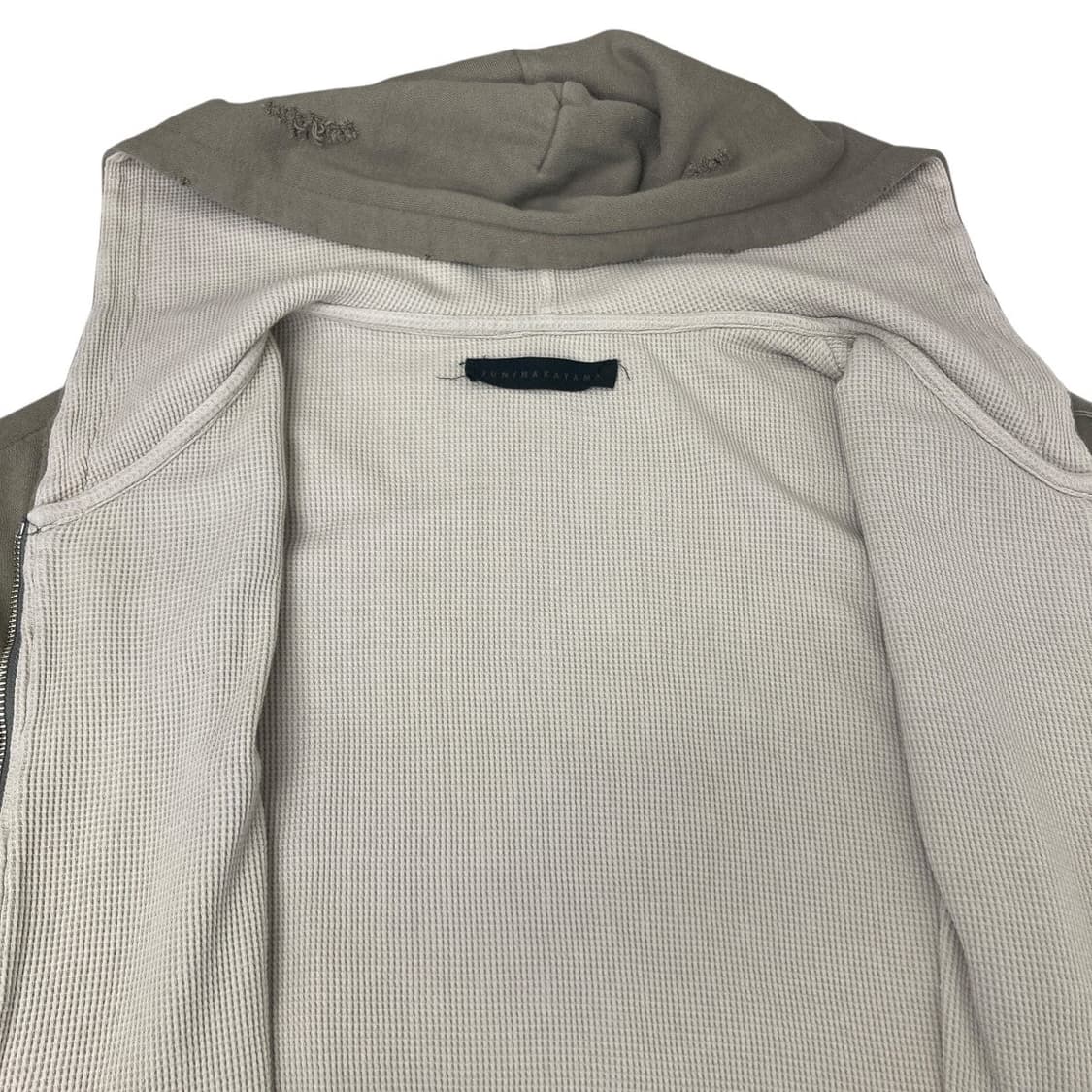 JUN／NAKAYAMA THERMAL LAYERED ZIP HOODIE  상품이미지5