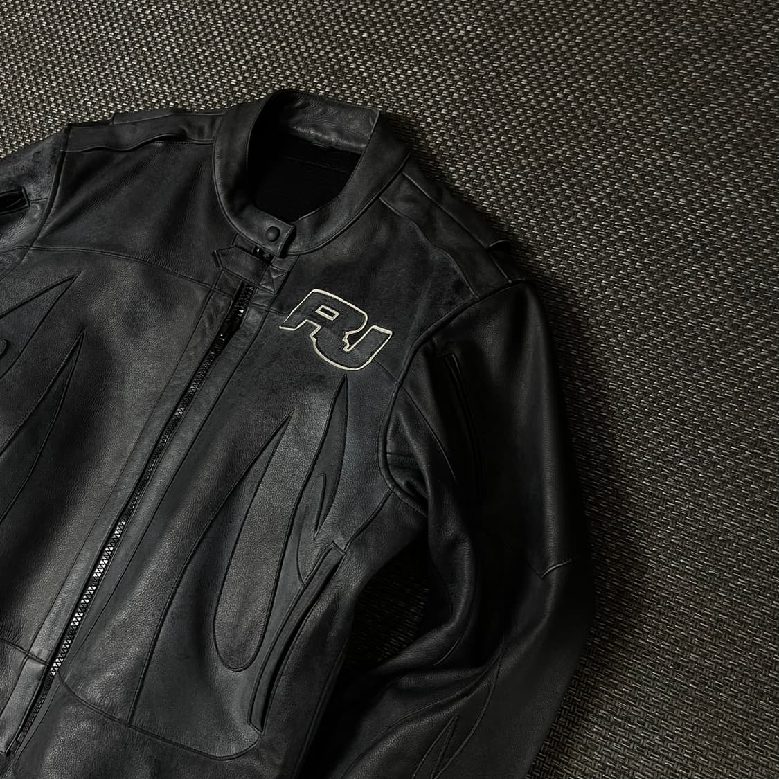 빈티지 RJ 바이커 레더 자켓 L 상품이미지3