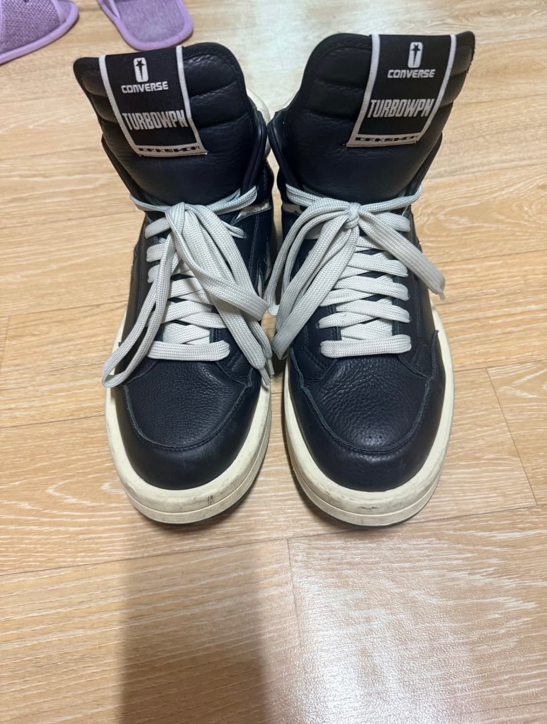컨버스 다크쉐도우 터보웨폰 블랙 크림 280 상품이미지3