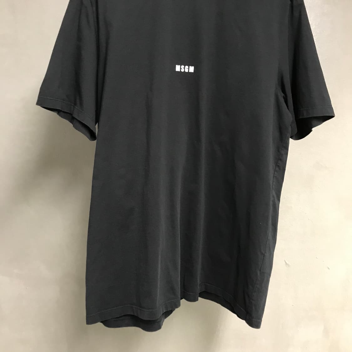 MSGM 블랙 반팔 티셔츠 L 상품이미지3