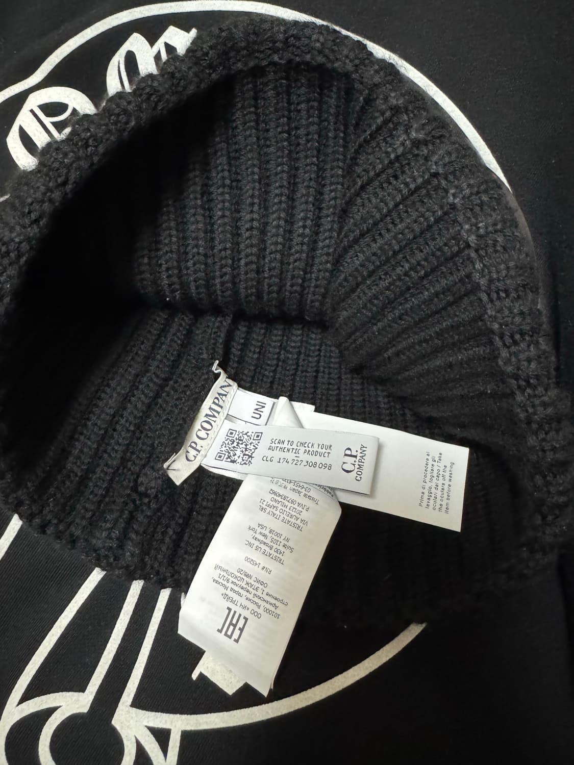 C.P. 컴퍼니 엑스트라 파인 메리노 울 고글 비니 상품이미지2