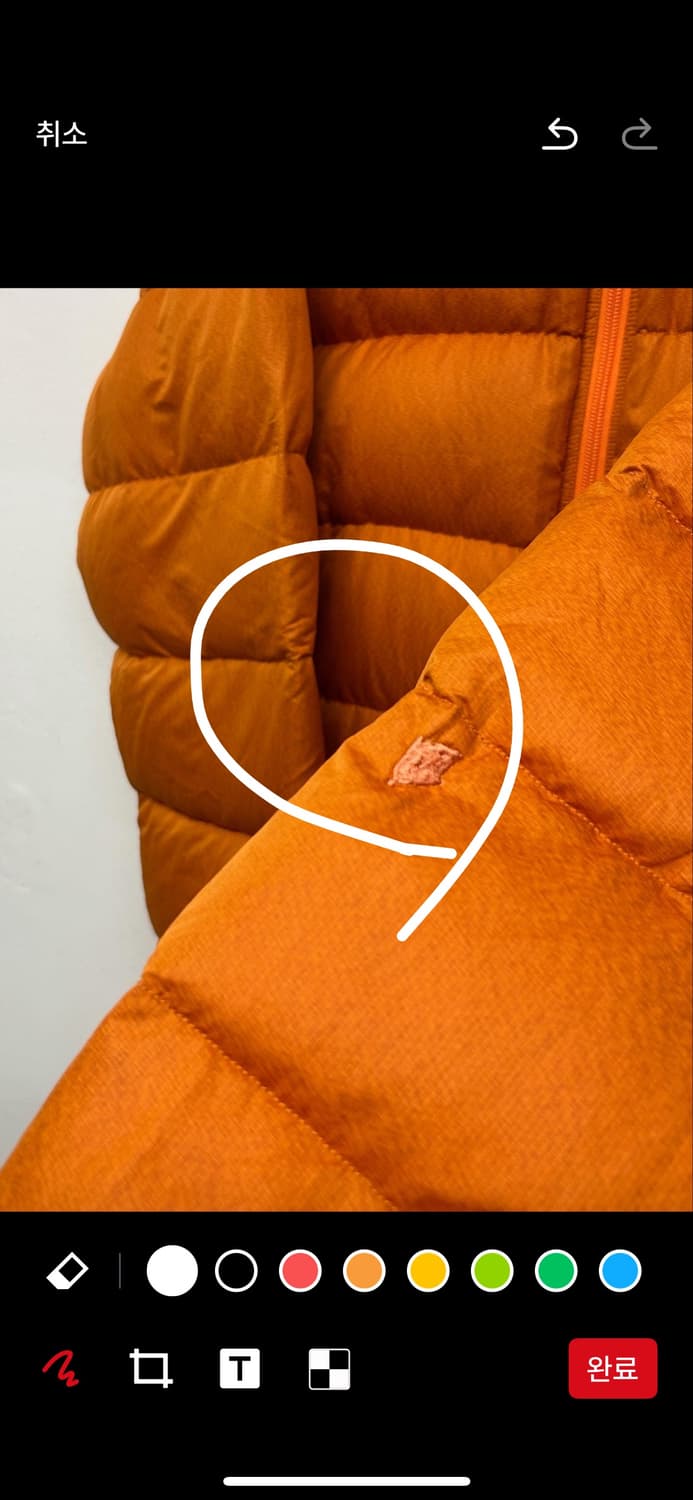 00s 파타고니아 오렌지색 패딩 자켓  상품이미지8