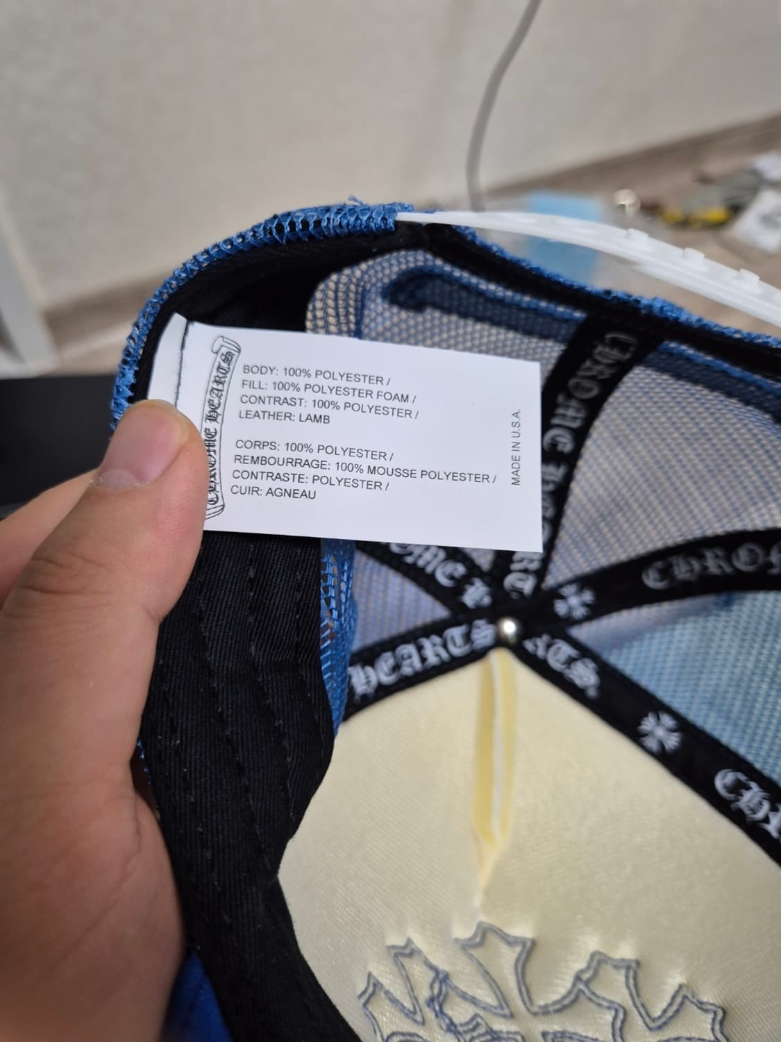 [Os] 크롬하츠 세메터리 메쉬캡 모자 블루  상품이미지4