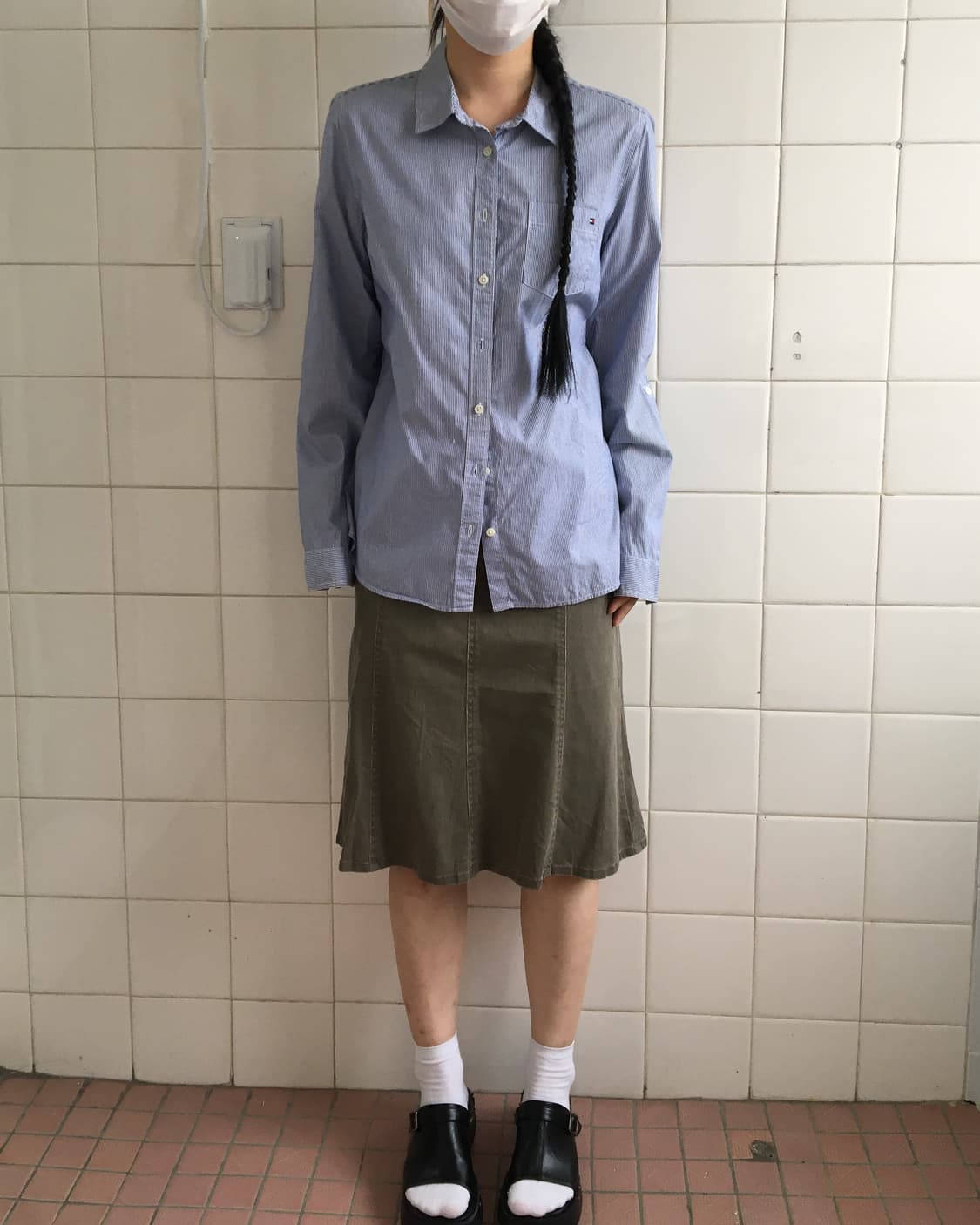 Tommy Hilfiger stripe pattern shirt 상품이미지1