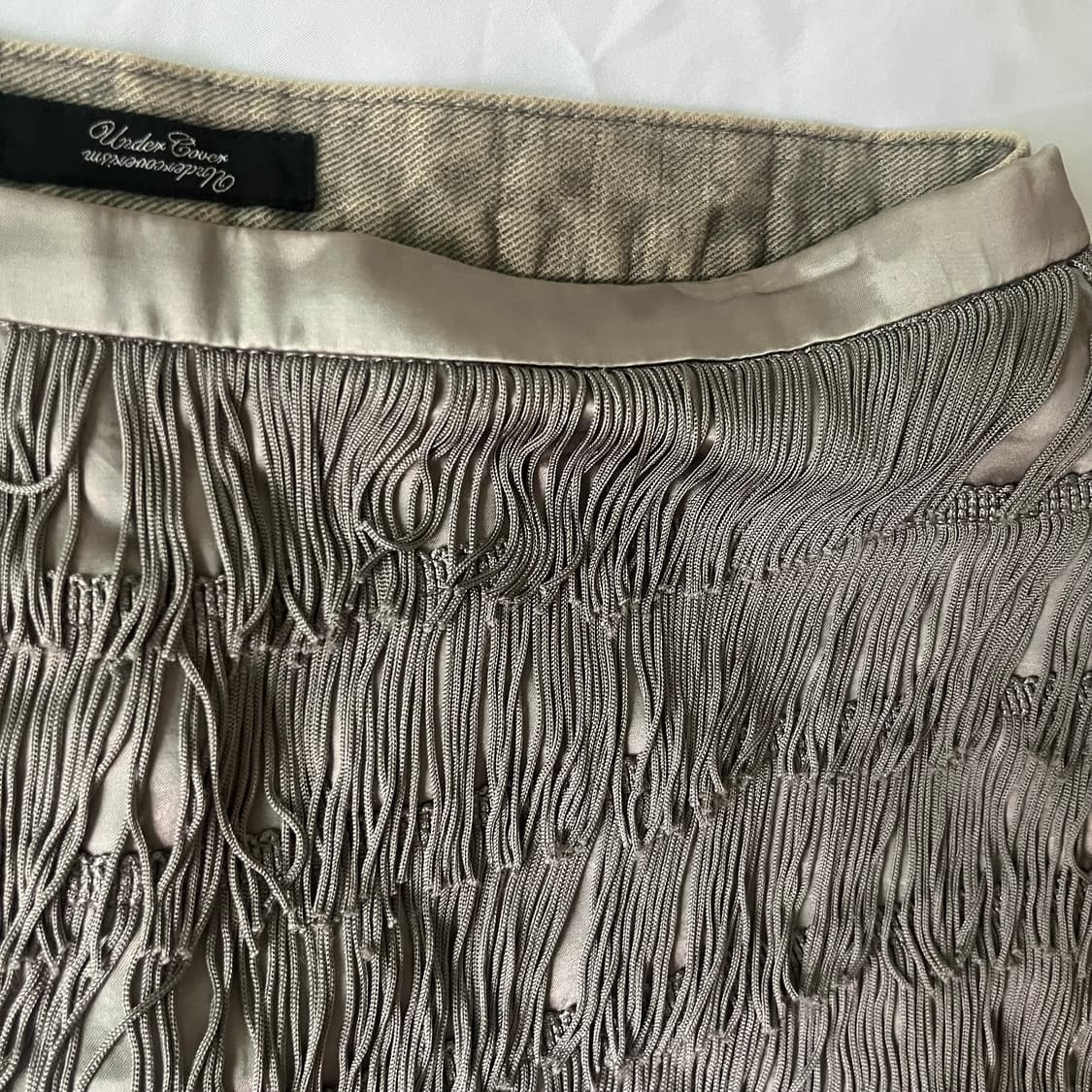 undercover satin tassle mini skirt 상품이미지4