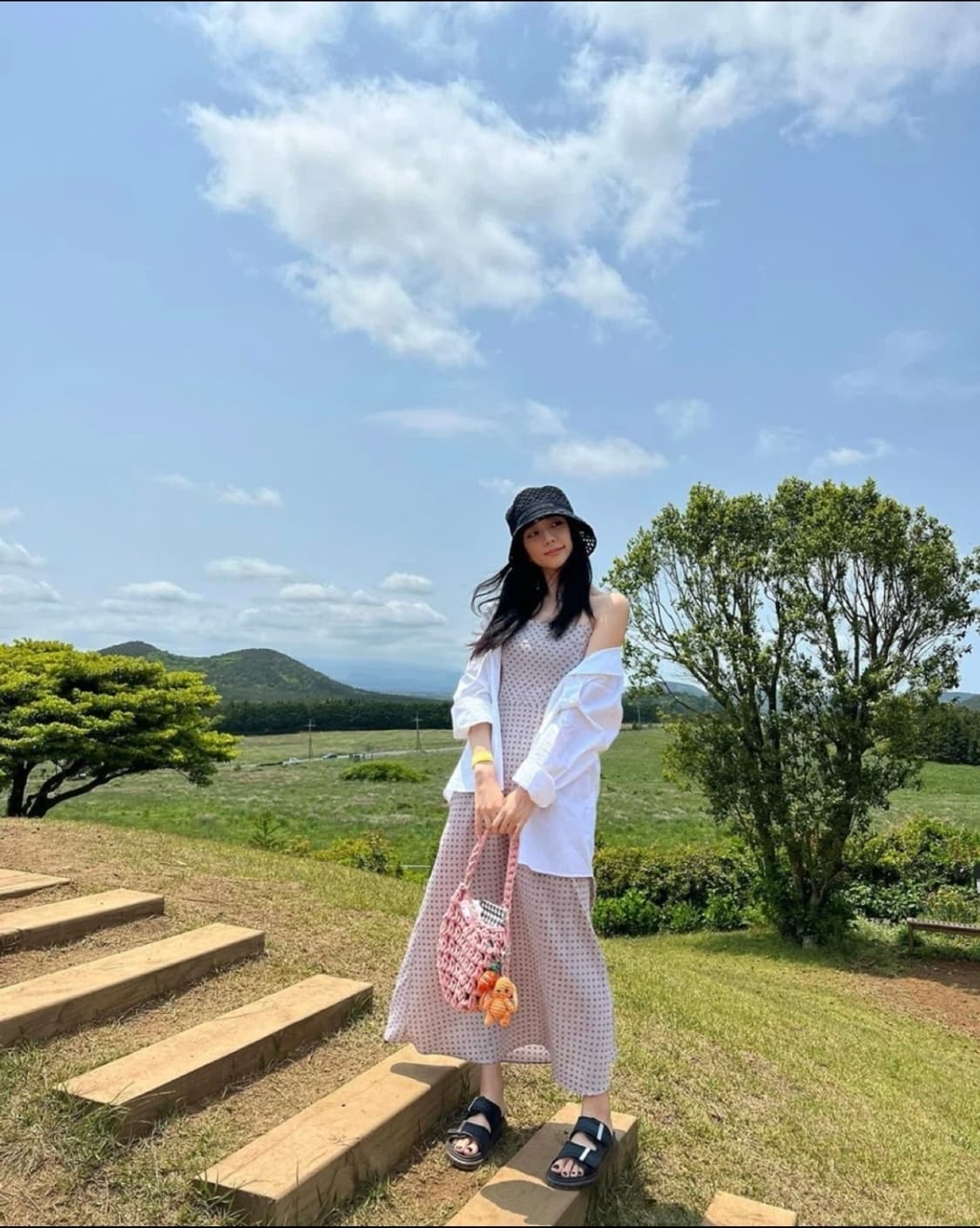 (블핑 지수착용) 루루서울 체크 바운드 원피스 상품이미지3