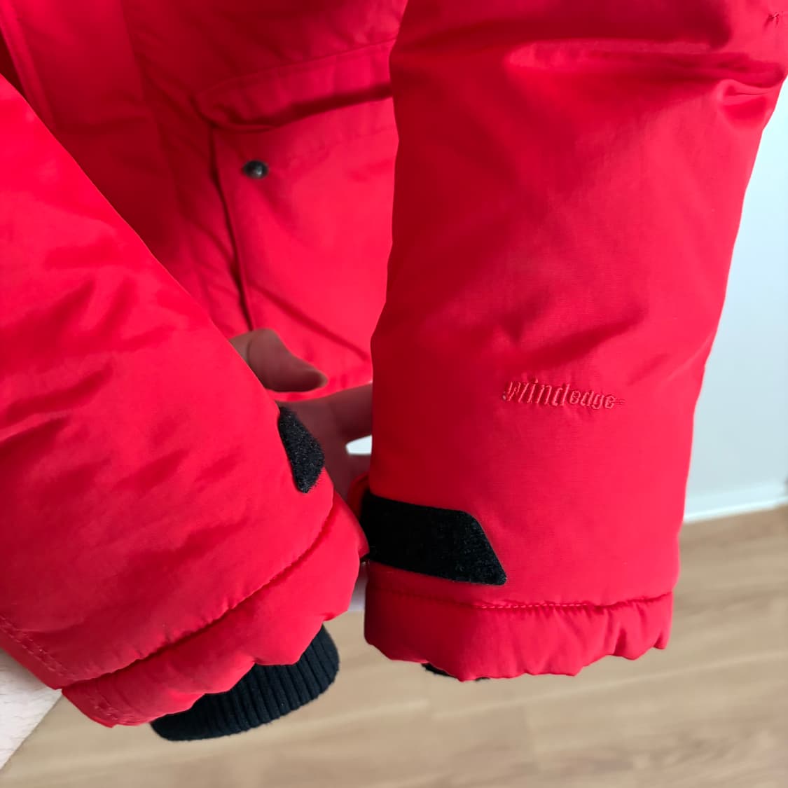 밀레 LIMITED 레드 패딩 점퍼 90 상품이미지6