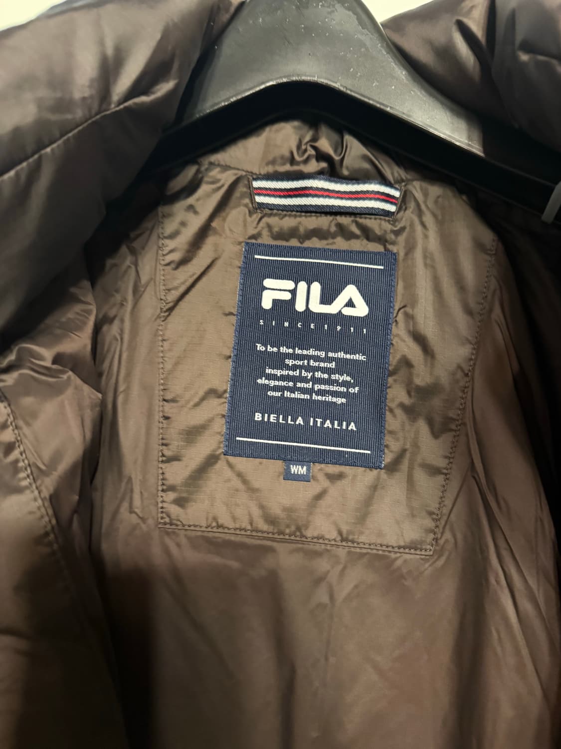 휠라 여성 플로우다운 패딩 초코 상품이미지9