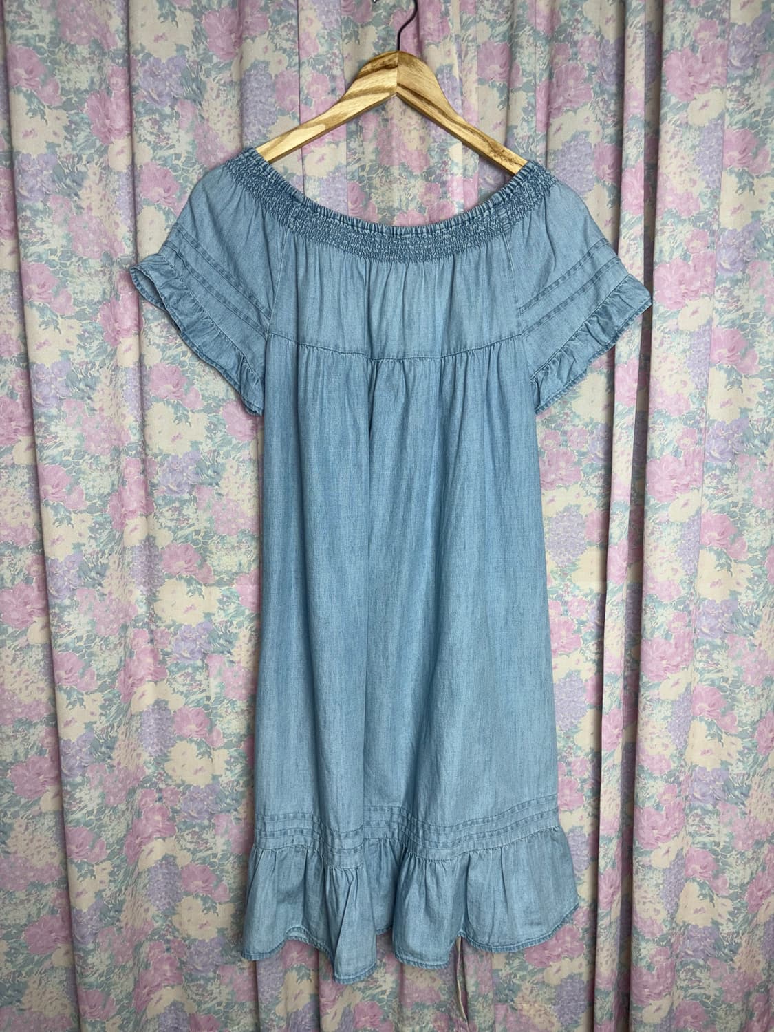 연청 데님 미디 원피스 상품이미지10