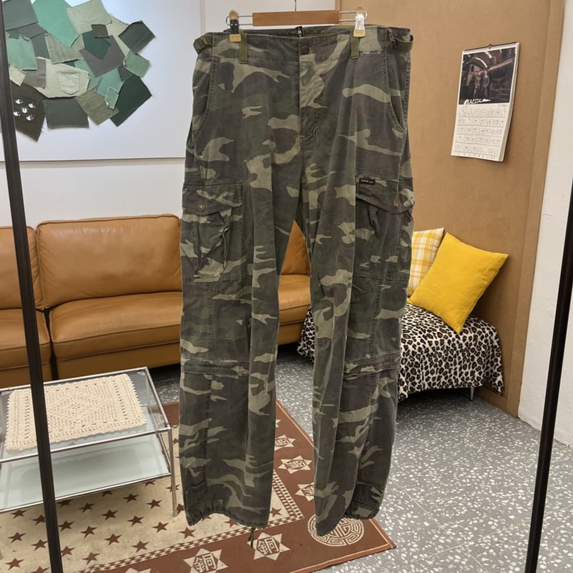 에드윈 빈티지 스트릿 카모플라주 카고팬츠 34인치 C10437 상품이미지3