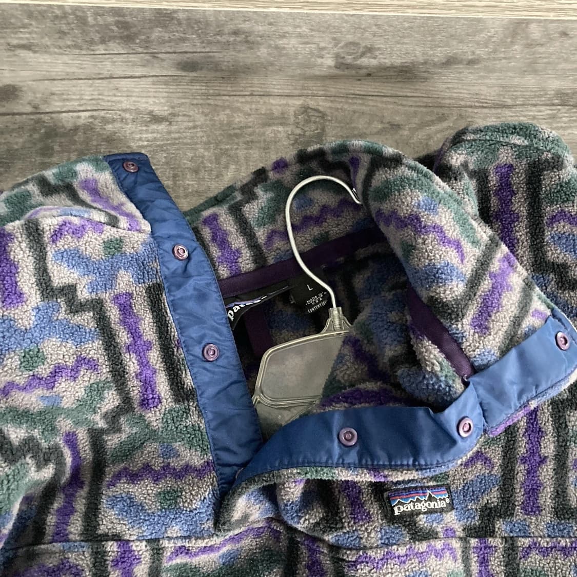 90s 파타고니아 신칠라 스냅-티 플리스 풀오버 상품이미지4