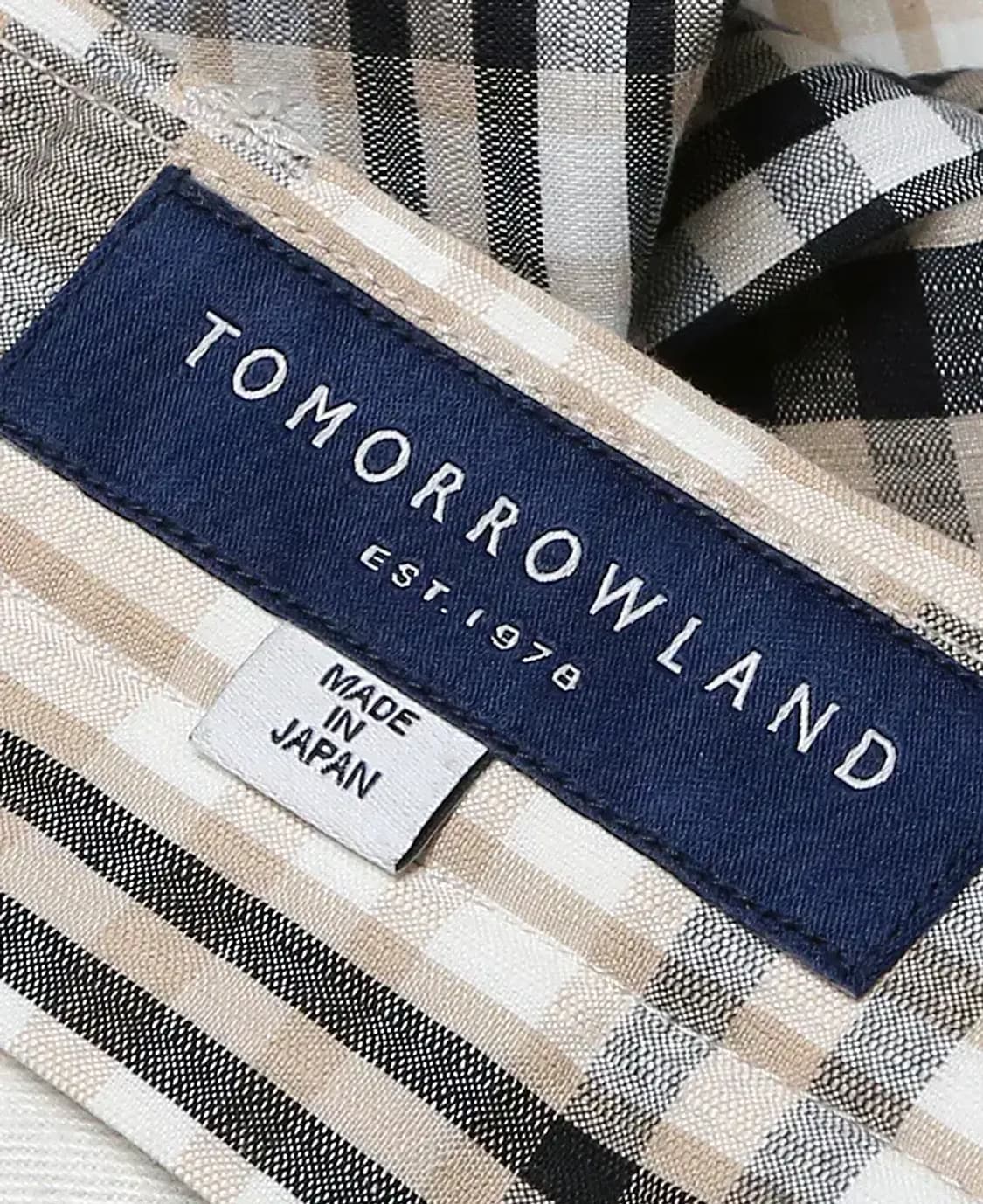 투모로우랜드 [Tomorrowland] 체크 코튼 S/S 테이퍼드 팬츠 상품이미지6