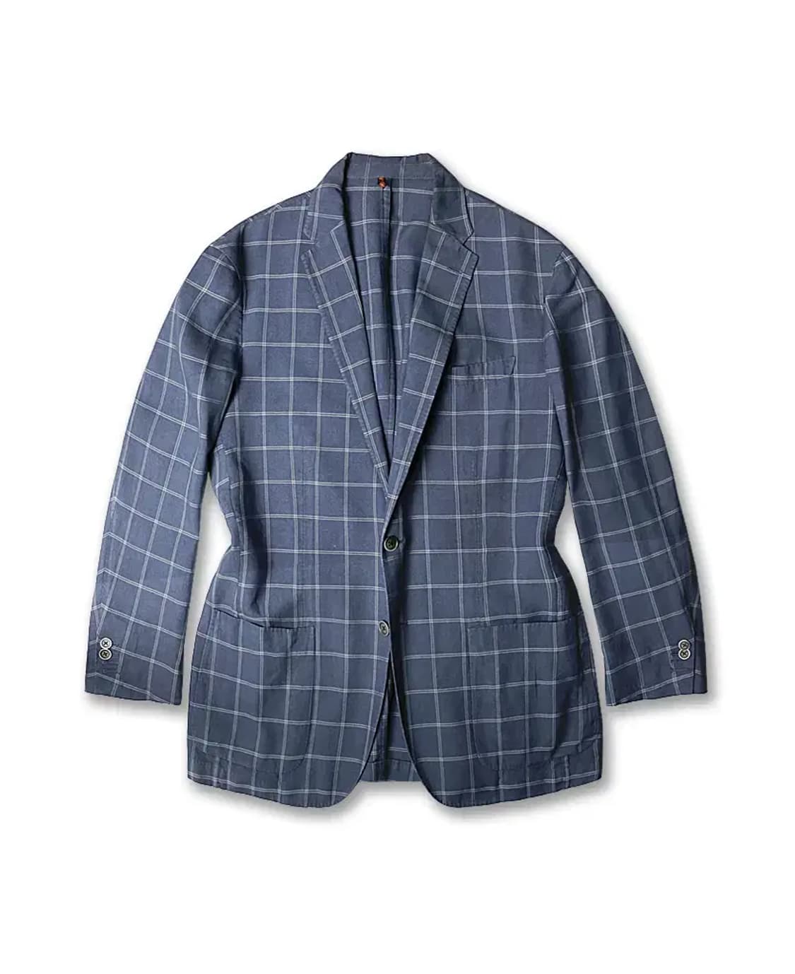 꼬르넬리아니 [Corneliani] 린넨 울 실크 이태리 체크 자켓 상품이미지1