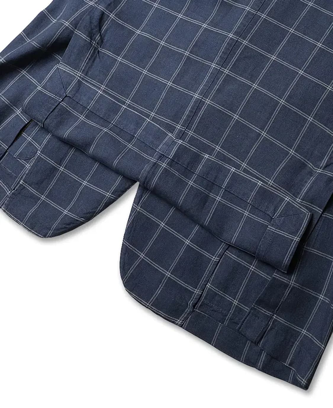 꼬르넬리아니 [Corneliani] 린넨 울 실크 이태리 체크 자켓 상품이미지4