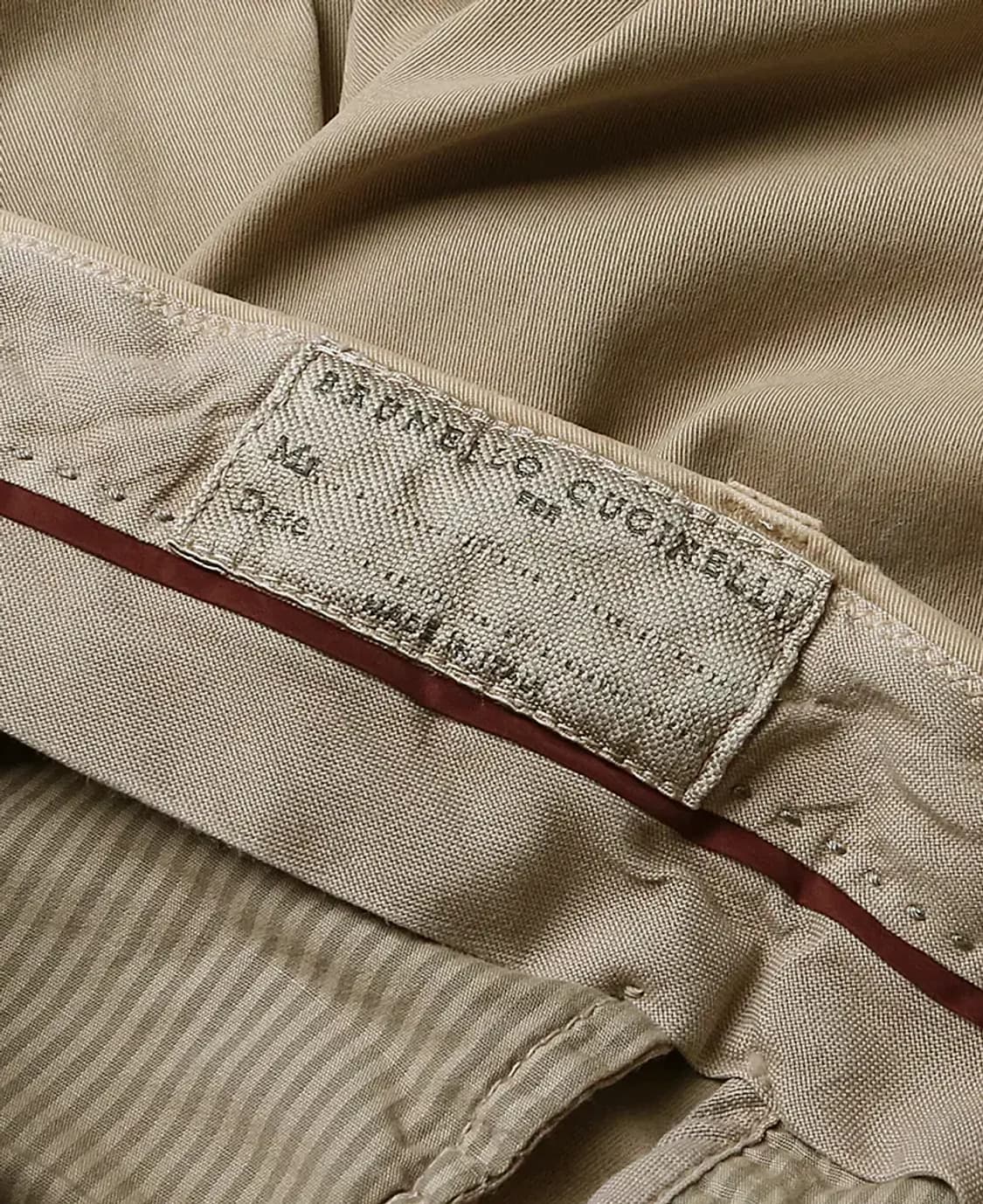 브루넬로 쿠치넬리 [Brunello Cucinelli] 베이지 치노 팬츠 상품이미지6