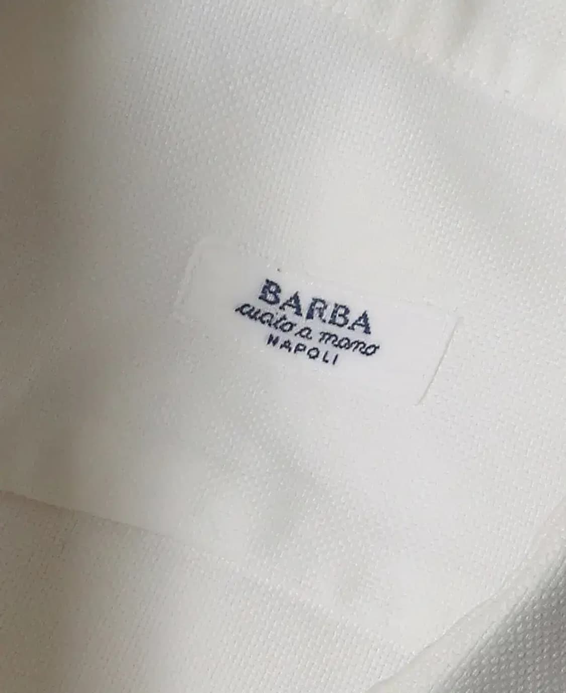 바르바 나폴리 [Barba Napoli] 화이트 나폴리 핸드메이드 셔츠 상품이미지5