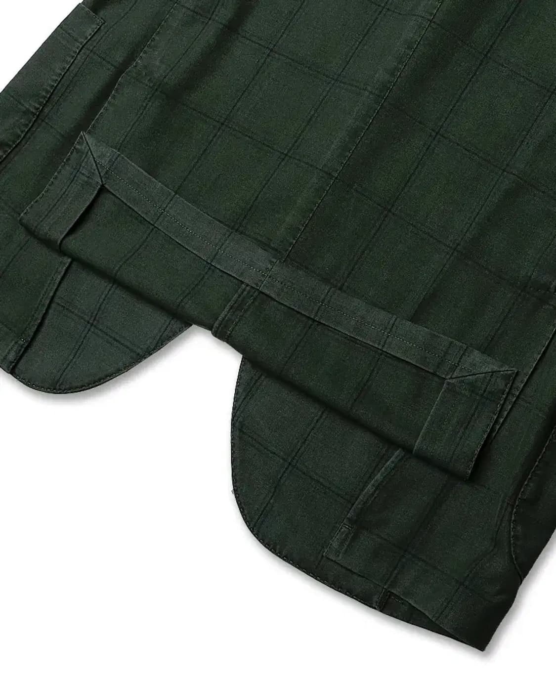 라르디니 [Lardini] 에르메네질도 제냐 체크 딥 그린 자켓 상품이미지6