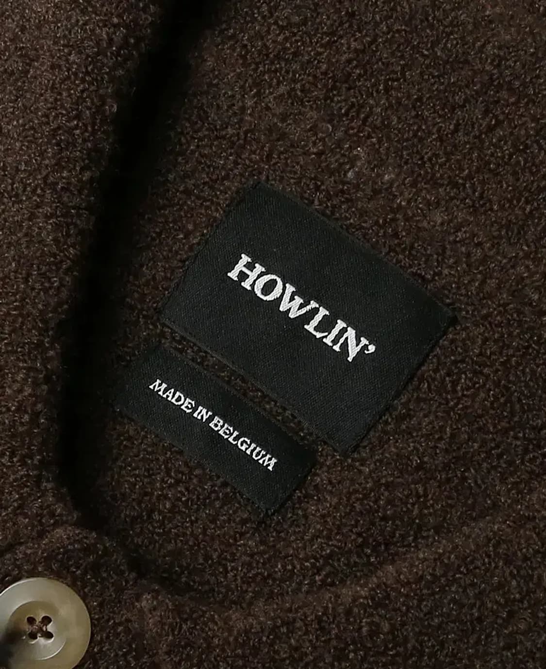 하울린 [Howlin'] 엑스트라 파인 울 테리 부클 폴로 니트 상품이미지5