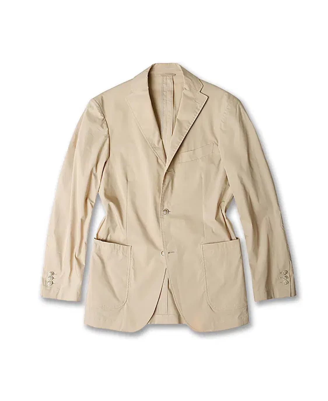 링자켓 [Ring Jacket] 베이지 코튼 폴리 실버 라벨 자켓 상품이미지1