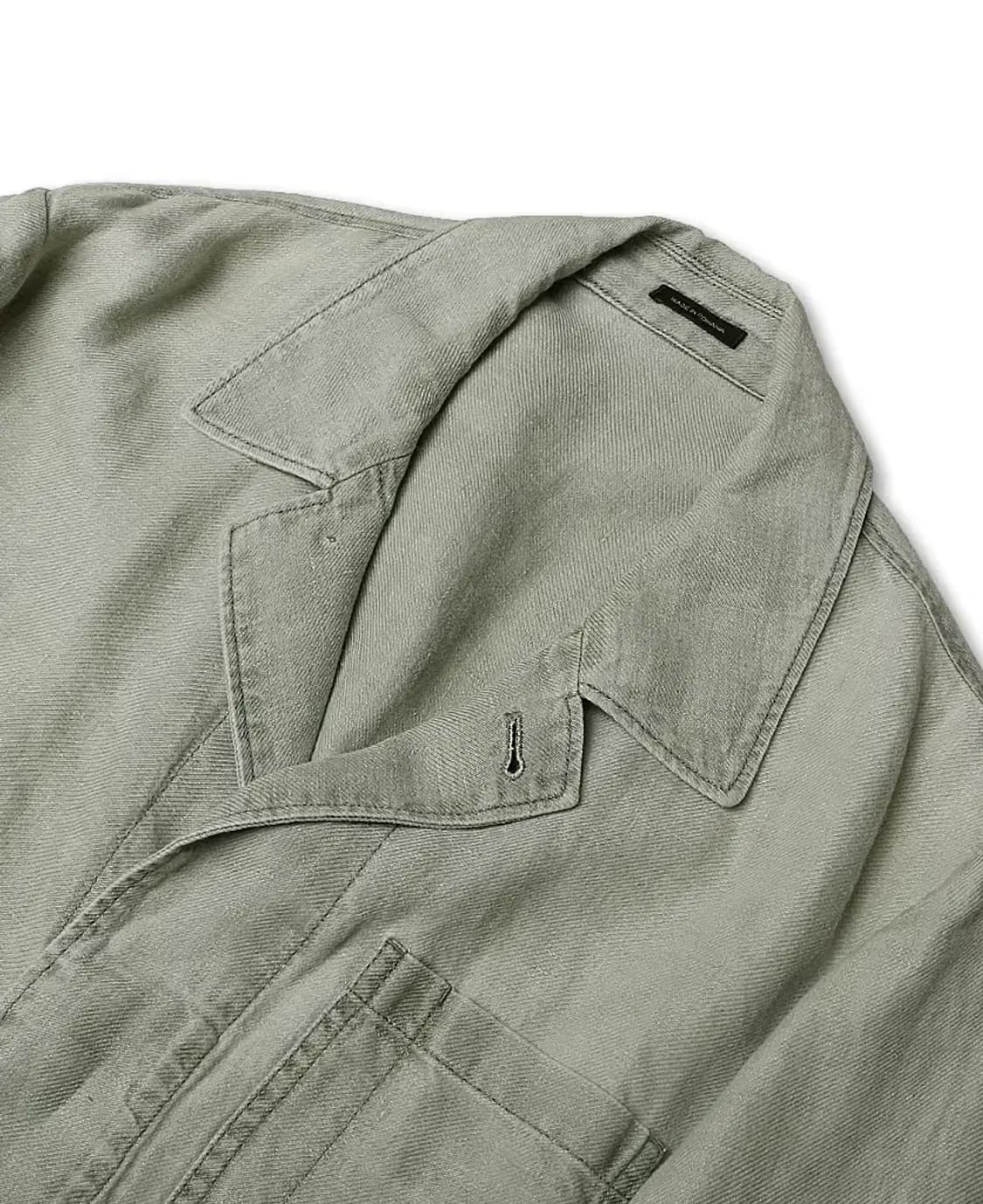 마시모두띠 [Massimo Dutti] 피그먼트 워싱 린넨 히든버튼 자켓 상품이미지2