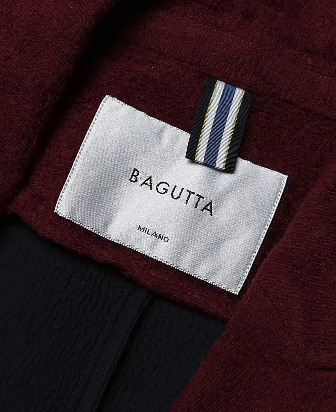 바구따 [Bagutta] 버건디 테리 이태리 더블 자켓 상품이미지6