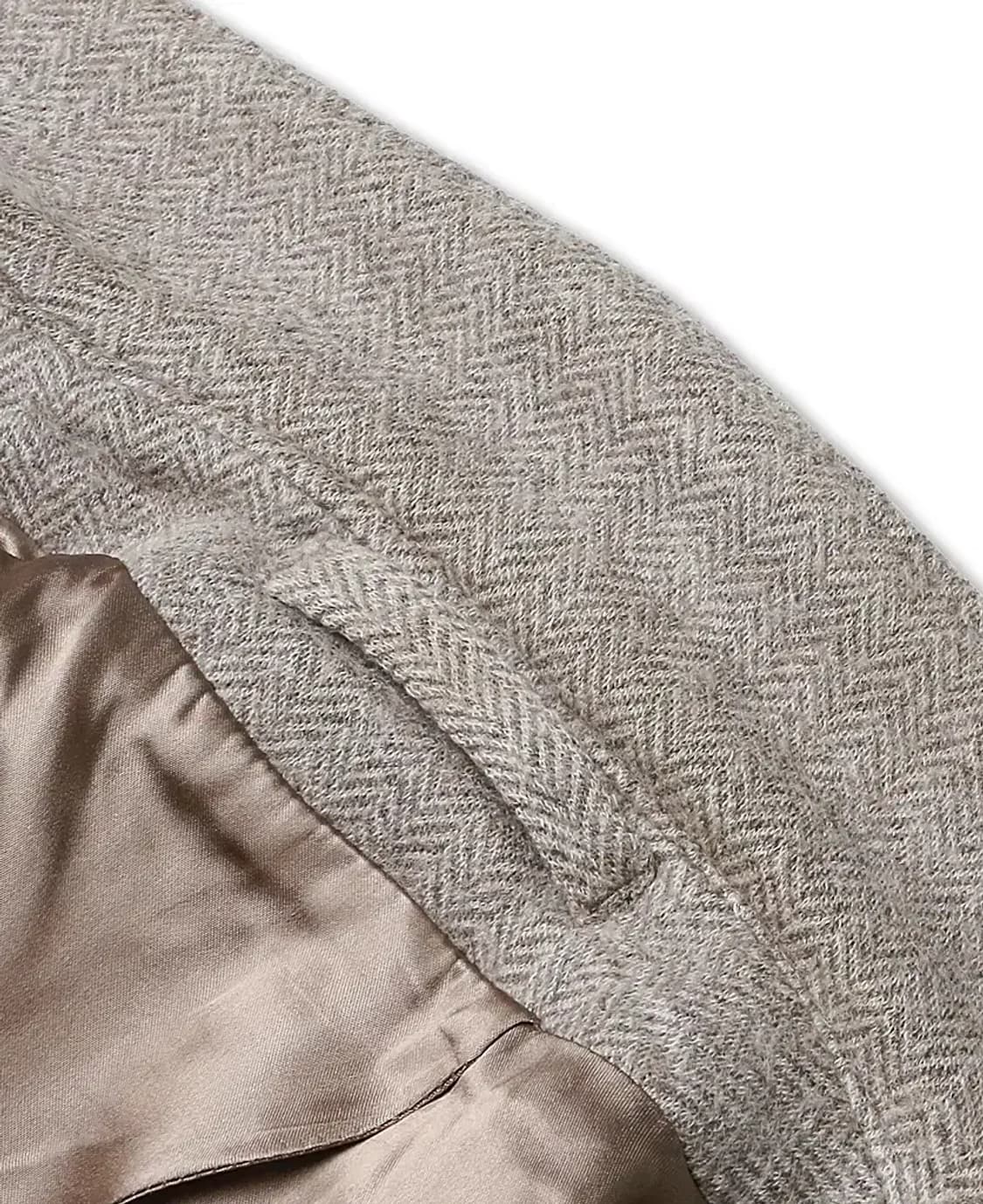 라르디니 [Lardini] 라이트 베이지 헤링본 싱글 코트 상품이미지7