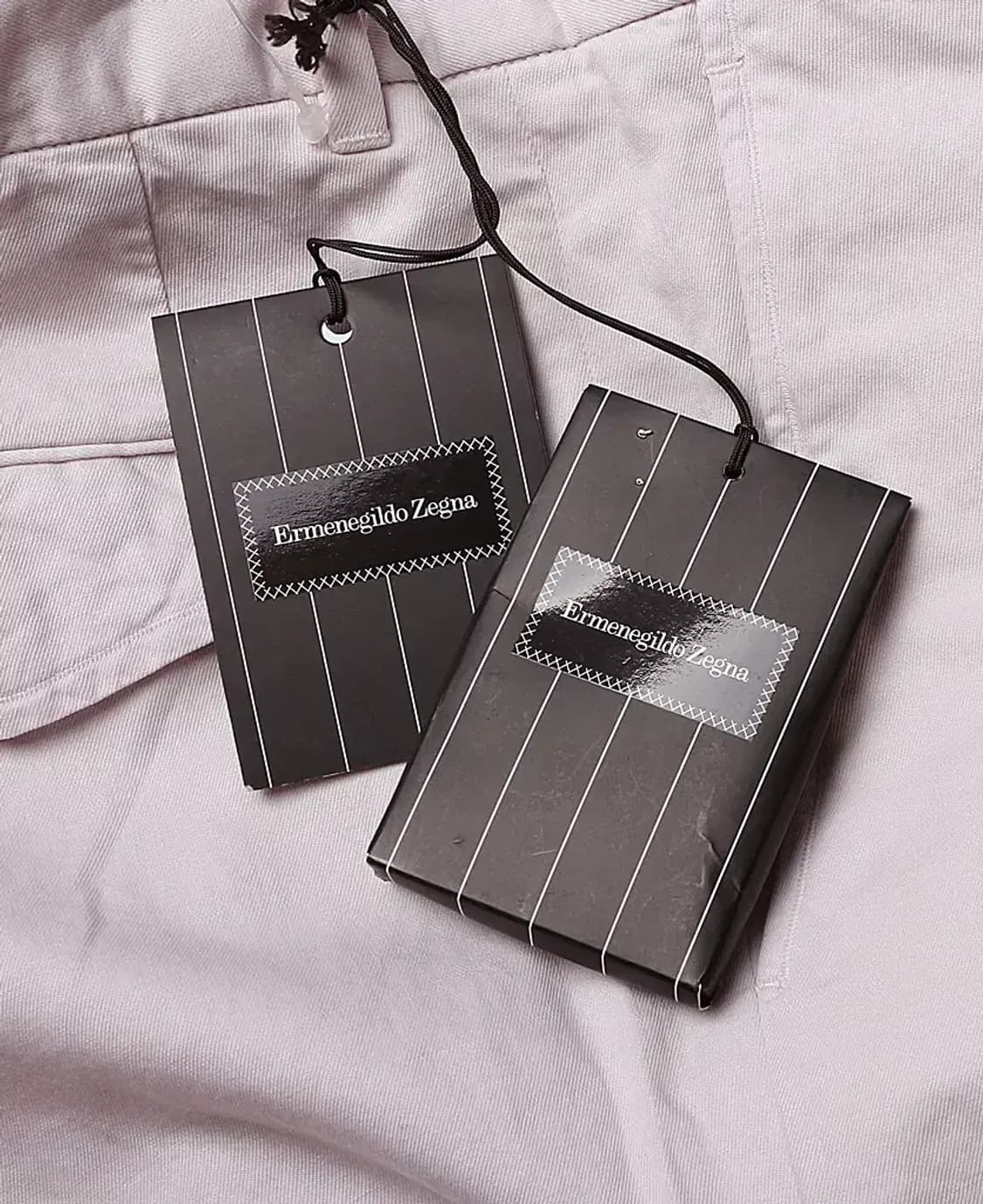 에르메네질도 제냐 [Ermenegild Zegna] 라이트 핑크 코튼팬츠 상품이미지8
