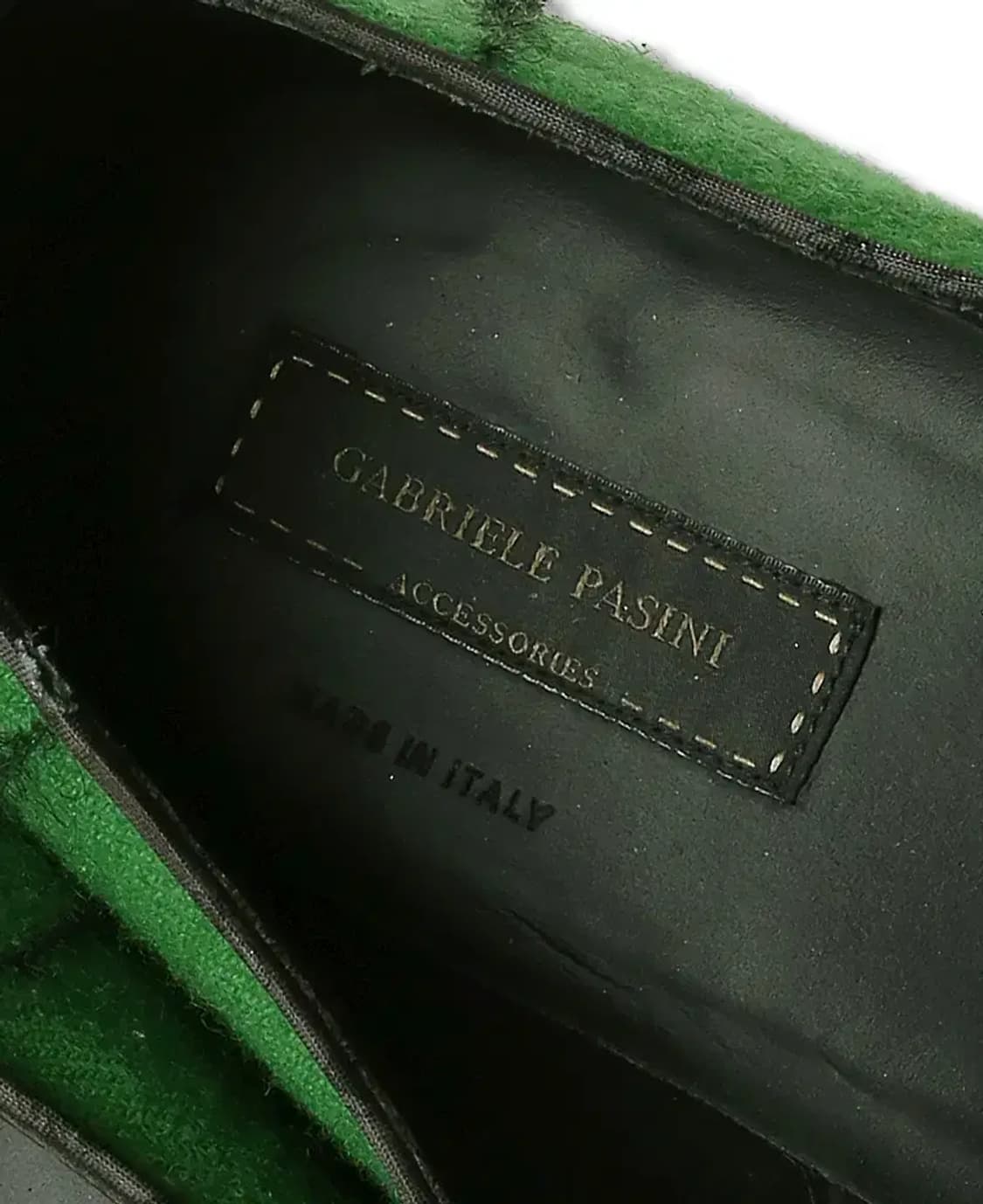 가브리엘 파시니 [Gabriele Pasini] 그린 체크 엠블럼 로퍼 상품이미지8