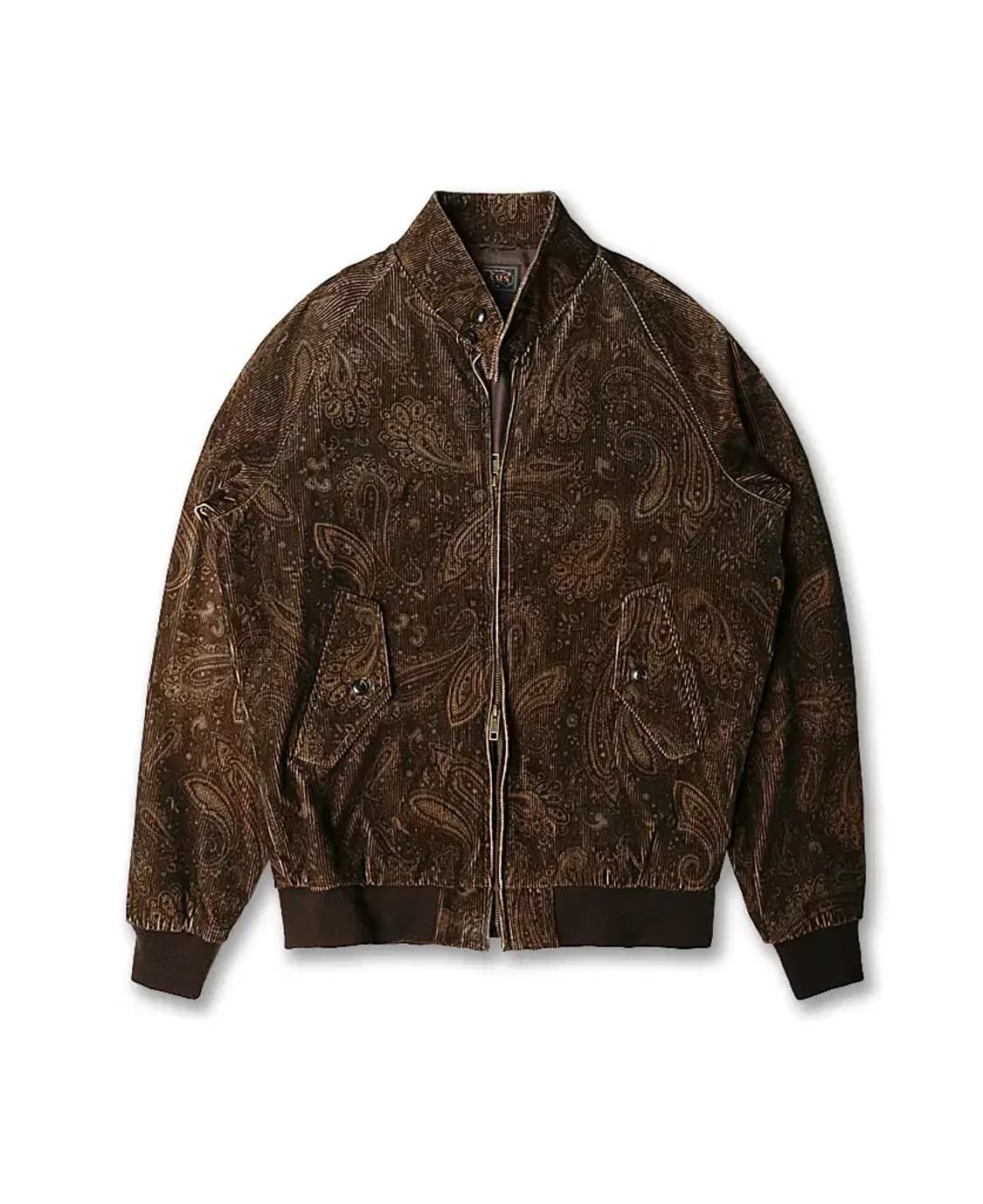 빔즈 플러스 [Beams +] 럭셔리 코듀로이 페이즐리 블루종 자켓 상품이미지1