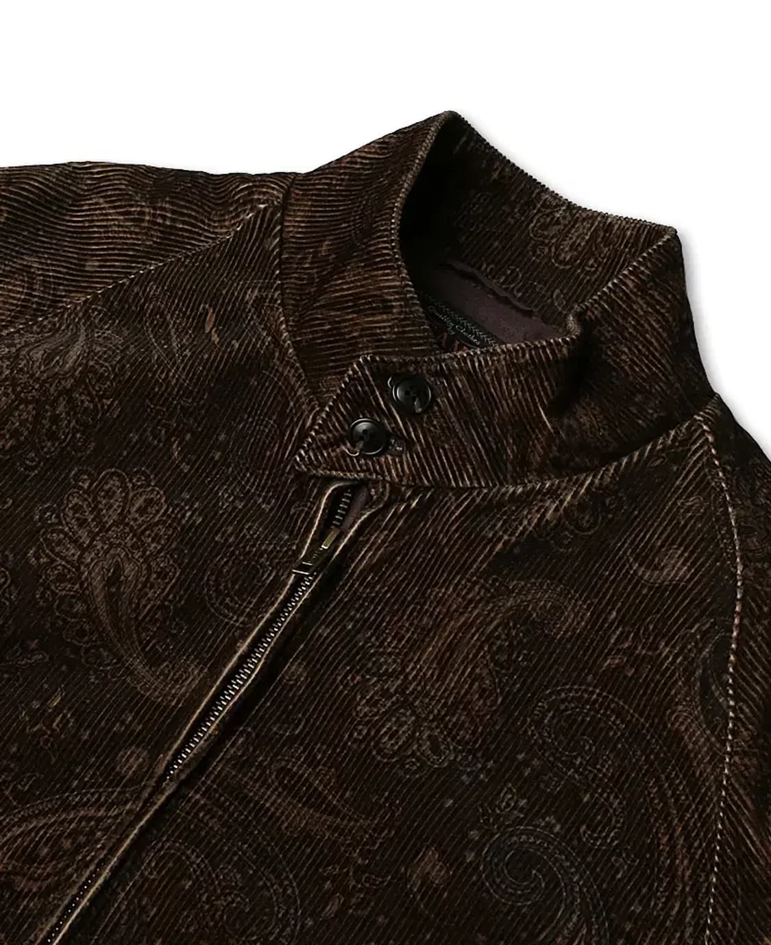 빔즈 플러스 [Beams +] 럭셔리 코듀로이 페이즐리 블루종 자켓 상품이미지2