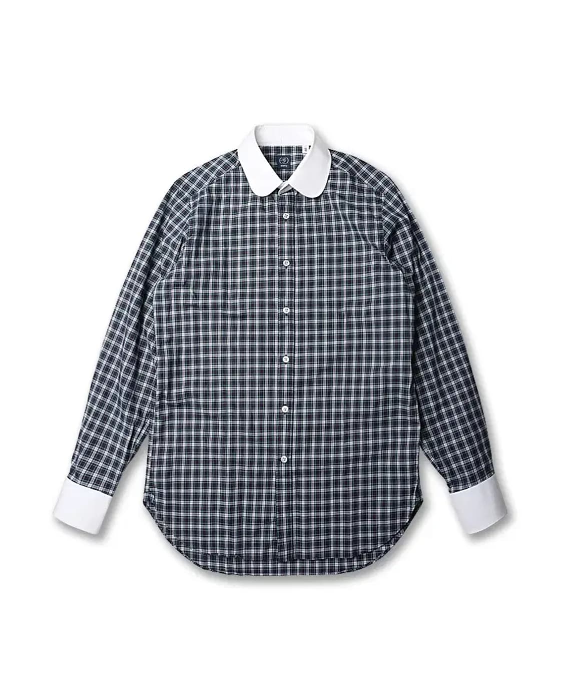 빔즈 에프 [Beams F] 빈티지 클래식 체크 클레릭 셔츠 상품이미지1