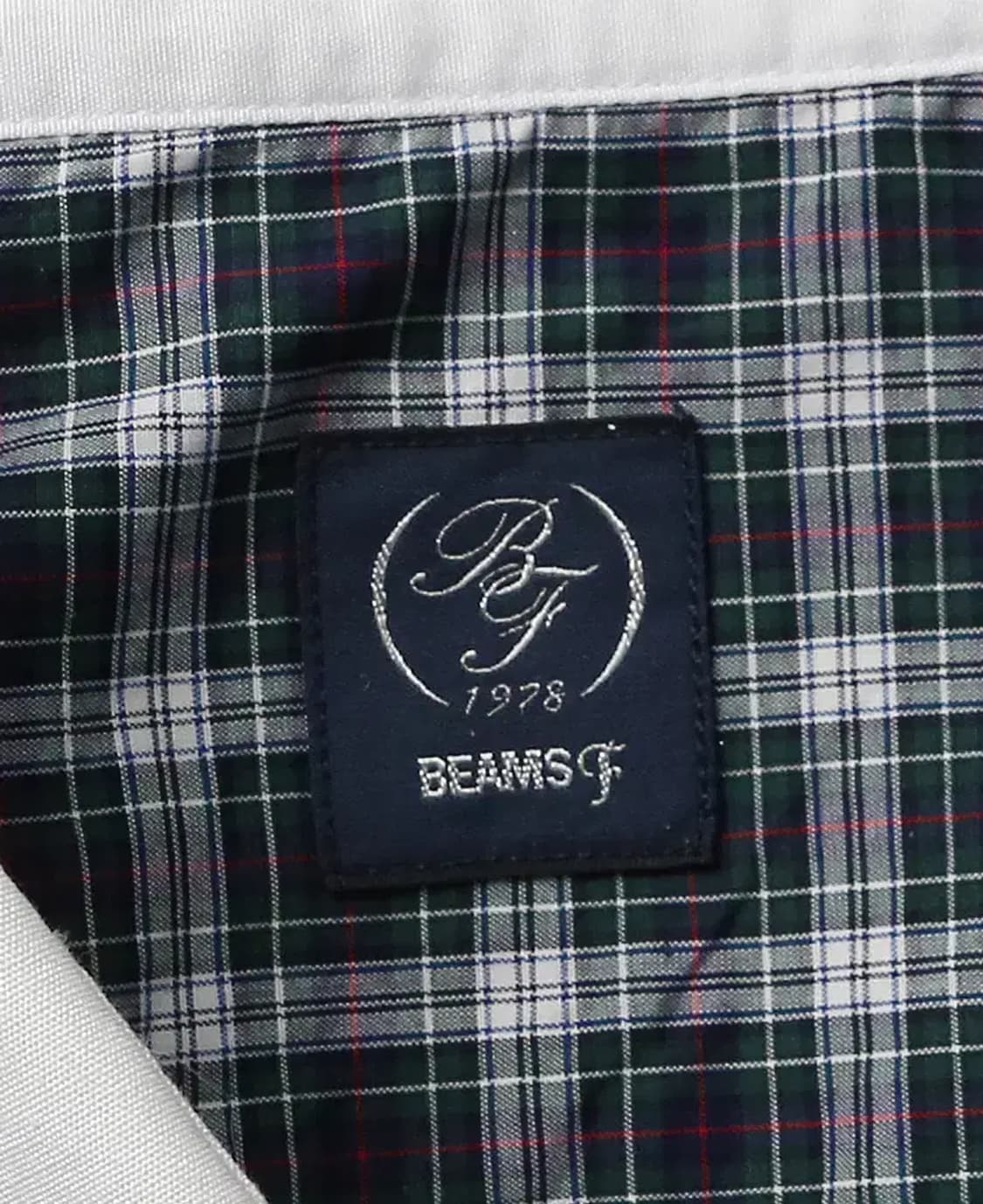 빔즈 에프 [Beams F] 빈티지 클래식 체크 클레릭 셔츠 상품이미지4