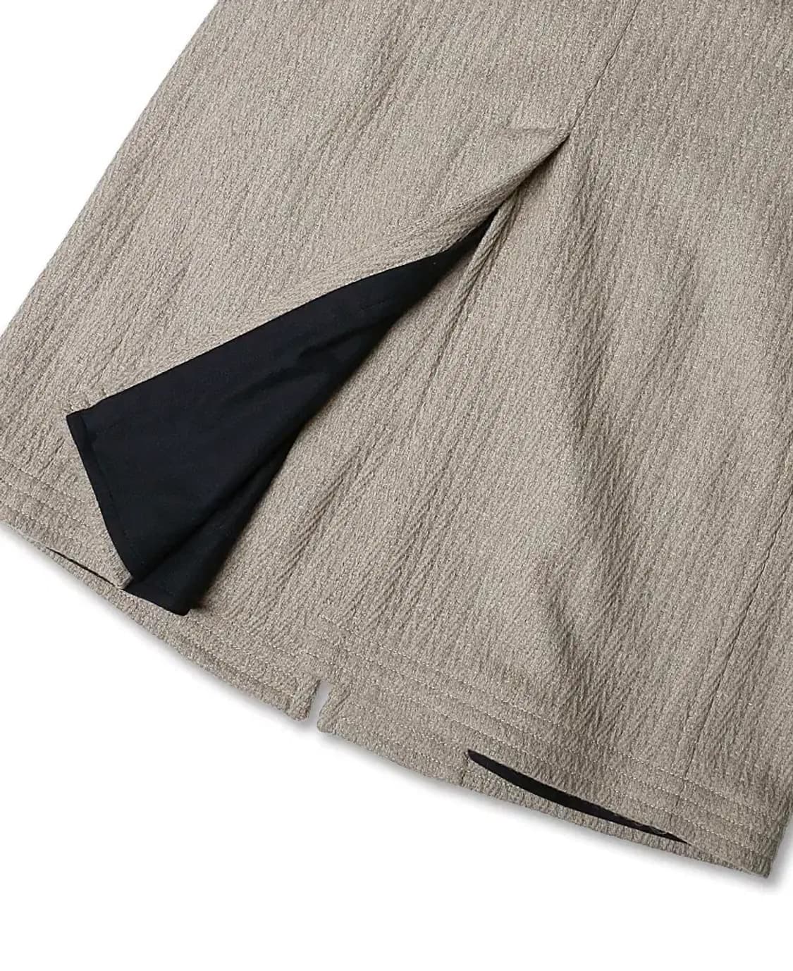 라르디니 [Lardini] 베이지 텍스처드 울 이태리 싱글 코트 상품이미지4