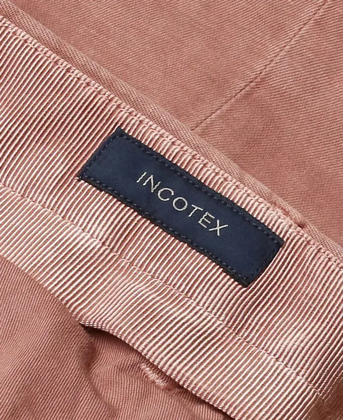 인코텍스 [Incotex] 더스트 핑크 하이 컴포트 캐럿 핏 치노 팬츠 상품이미지6