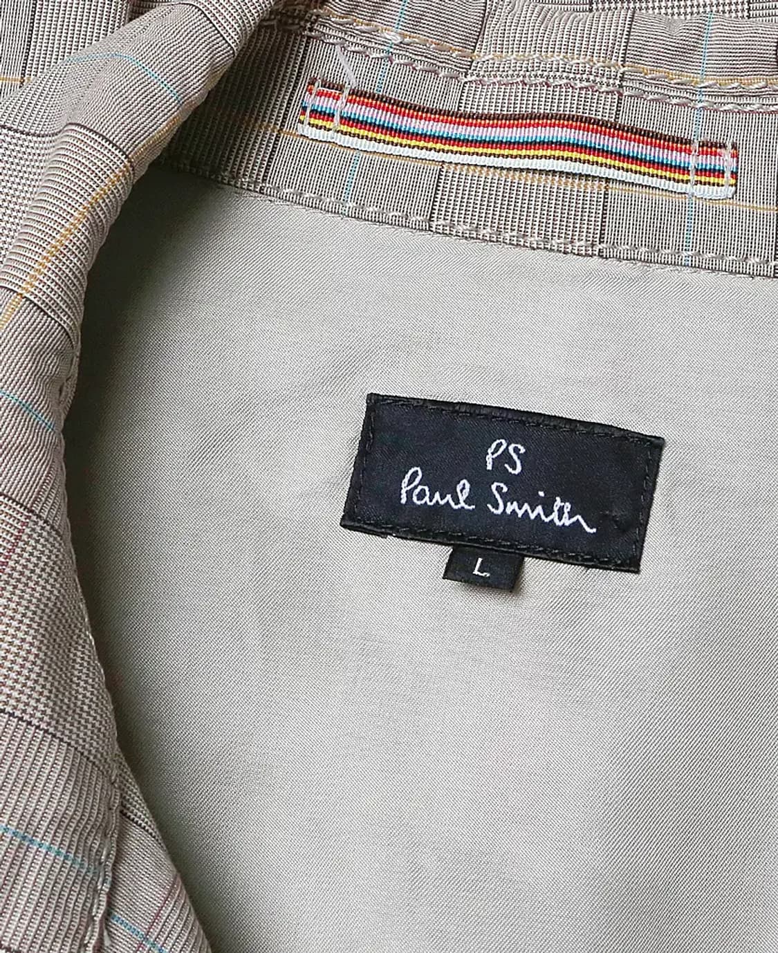 폴 스미스 [Paul Smith] 투웨이 체크 클래식 블루종 자켓 상품이미지6