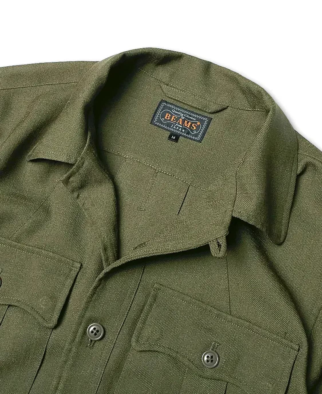 할인# 빔즈 플러스 [Beams +] 카키 코마츠 사파리 자켓 상품이미지2
