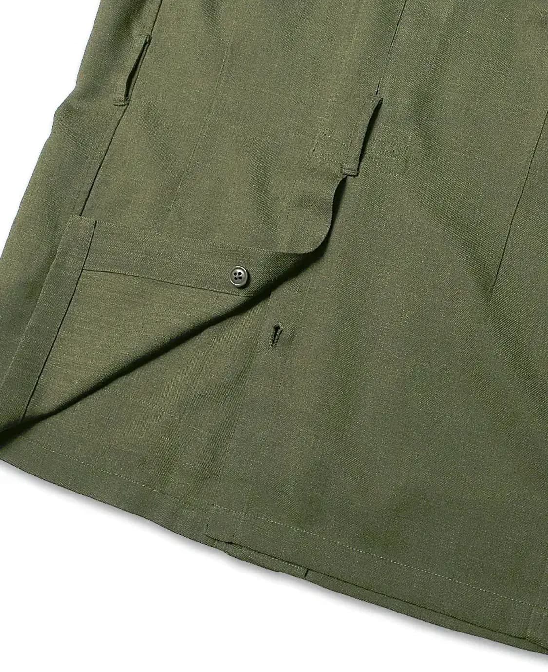 할인# 빔즈 플러스 [Beams +] 카키 코마츠 사파리 자켓 상품이미지4