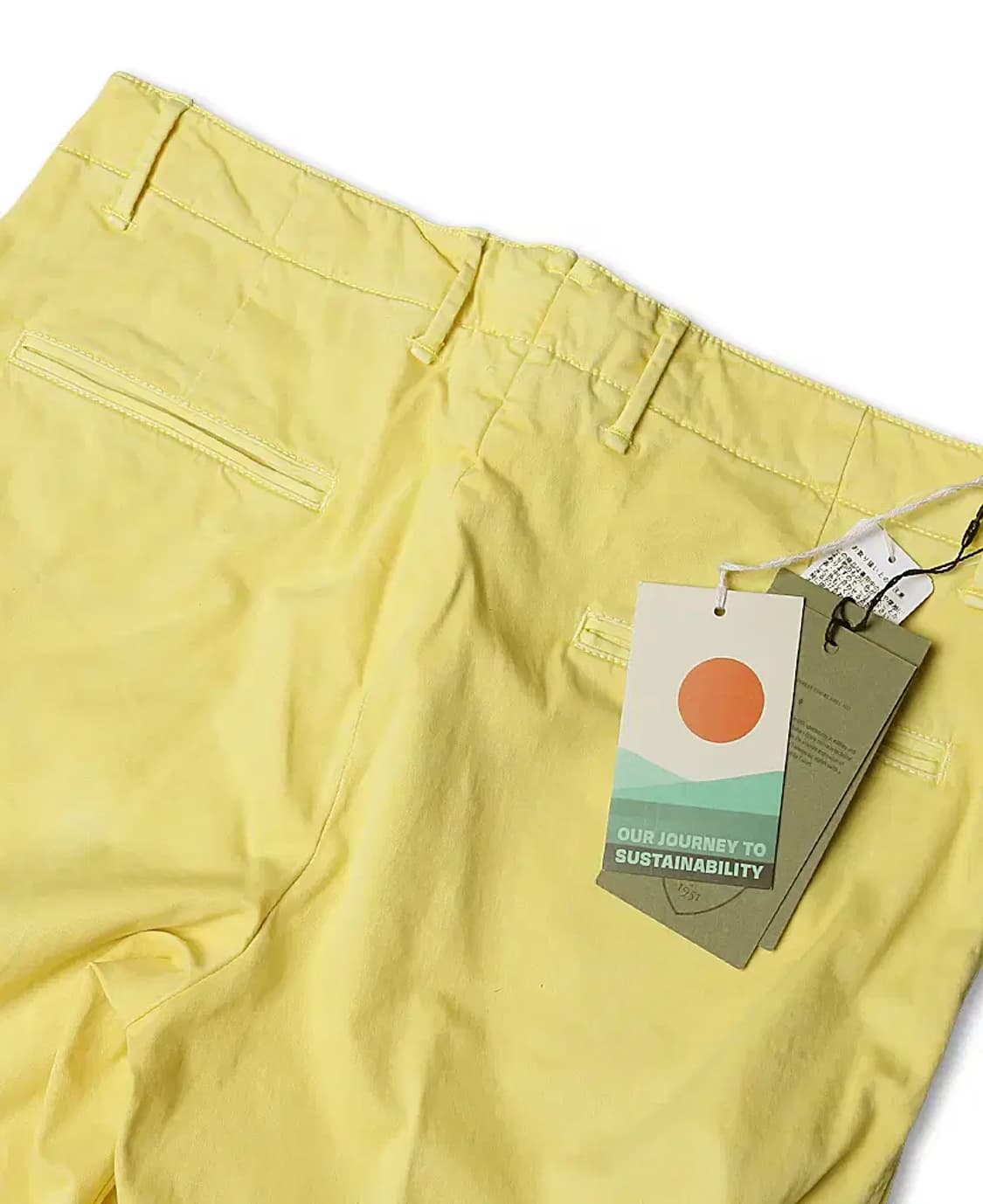 인코텍스 [Incotex] 레몬 옐로우 이태리 슬림핏 치노 팬츠 상품이미지5