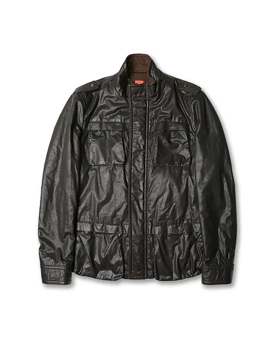 휴고 보스 [Hugo Boss] 오렌지 바움 울레 코튼 브라운 필드 자켓 상품이미지1