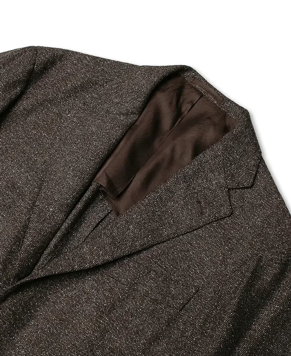 빔즈 에프 [Beams F] 브라운 멜란지 클래식 캐주얼 스포츠 자켓 상품이미지2